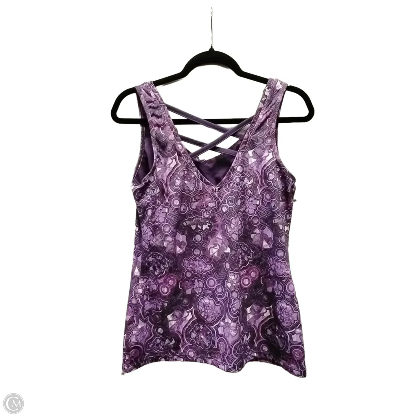 Athletic Tank Top By Danskin In Purple, Size: L