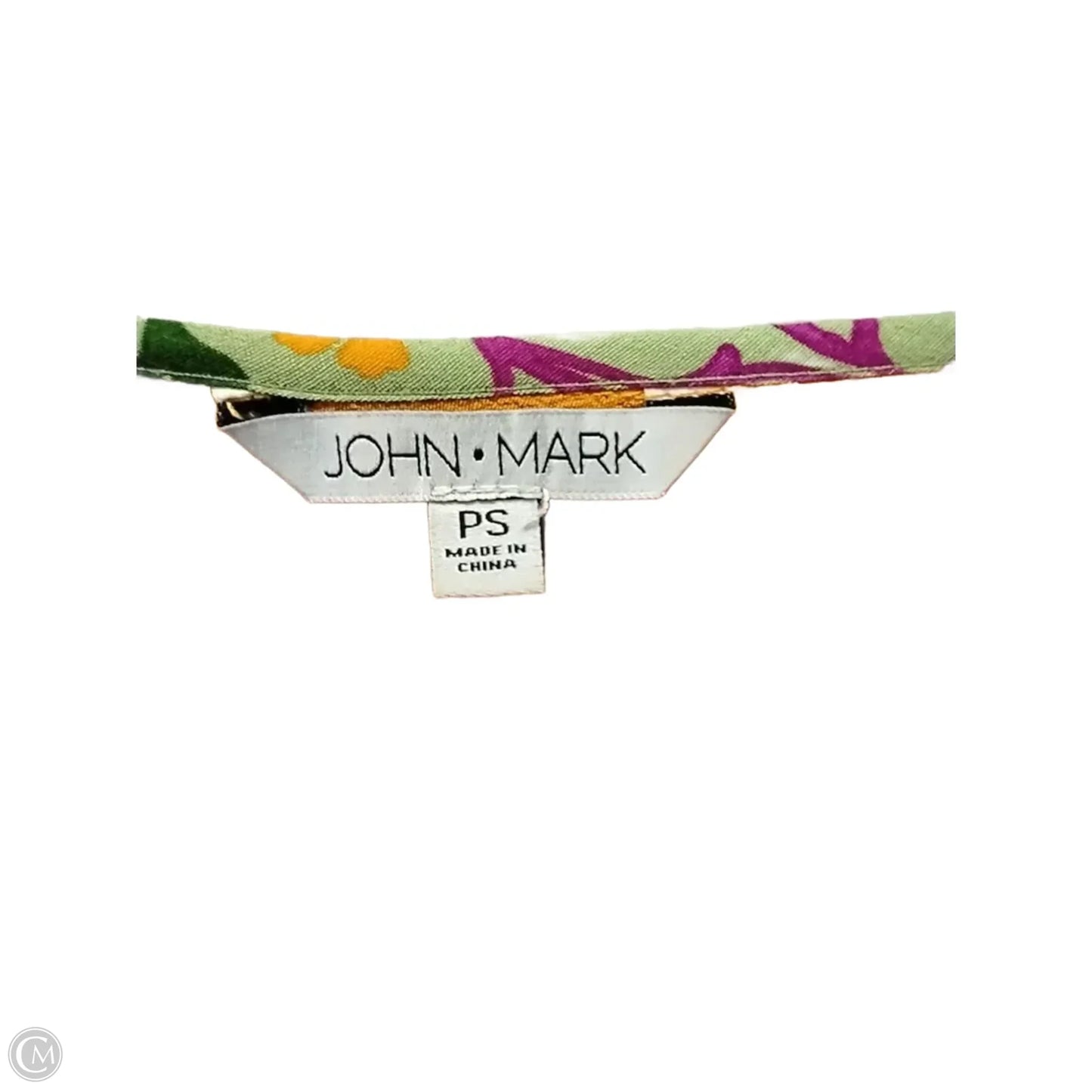 Blouse 3/4 Sleeve By John Mark In Floral Print, Size: Sp