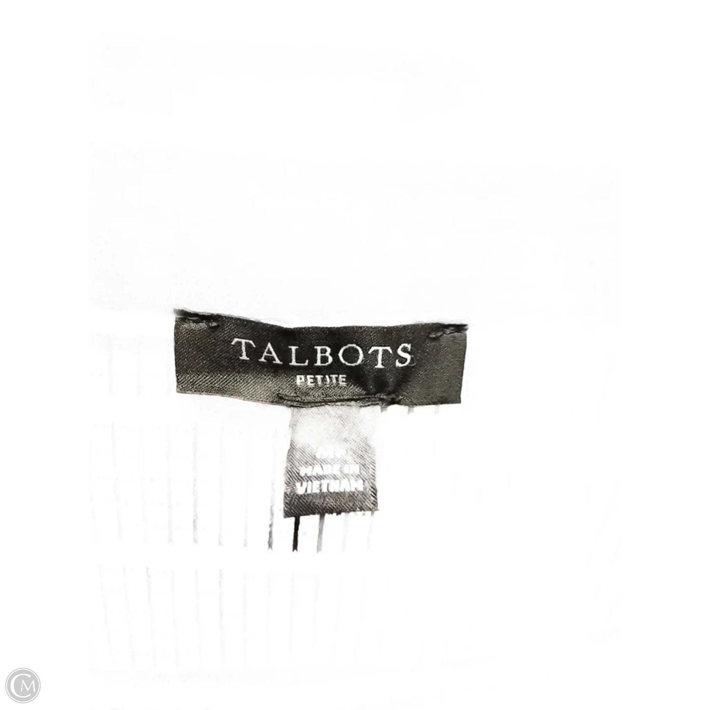 Top Long Sleeve By Talbots In Striped Pattern, Size: Mp