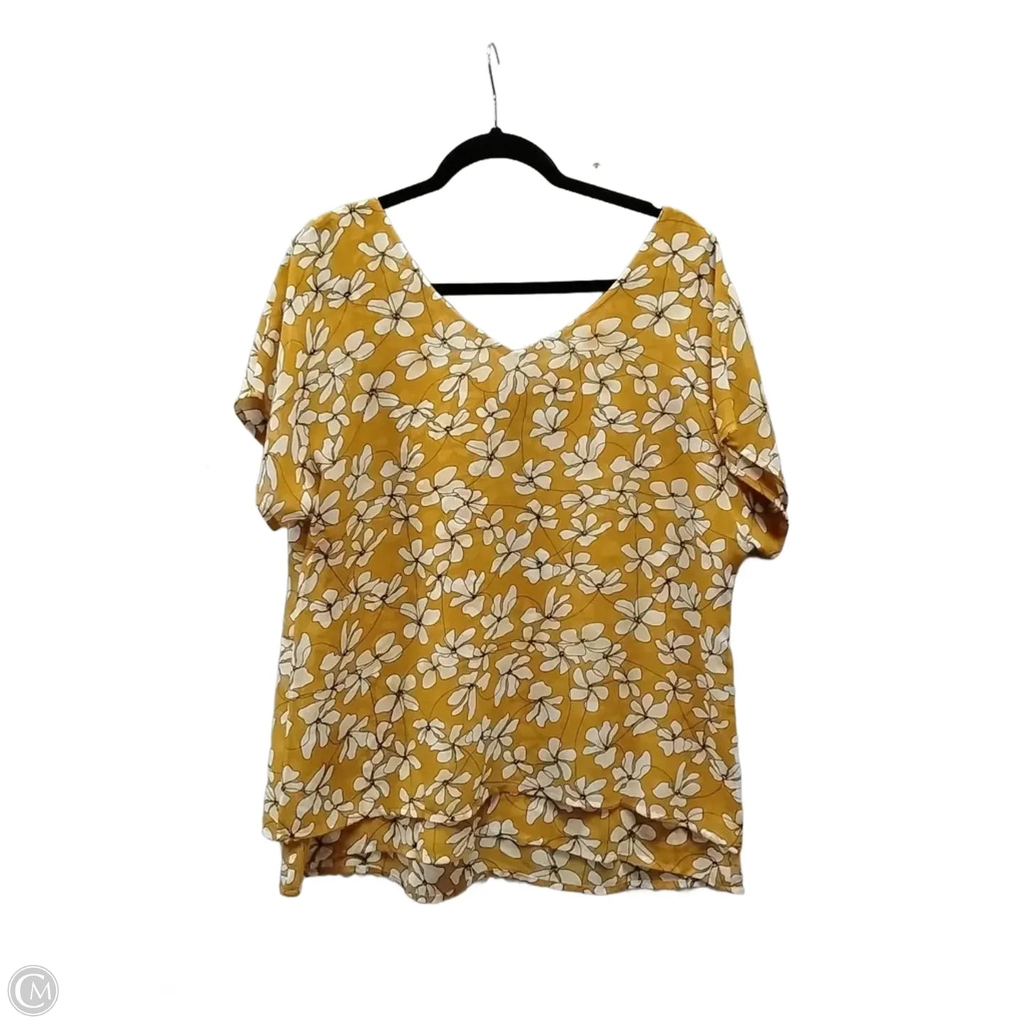 Blouse Sleeveless By Cabi In Floral Print, Size: M