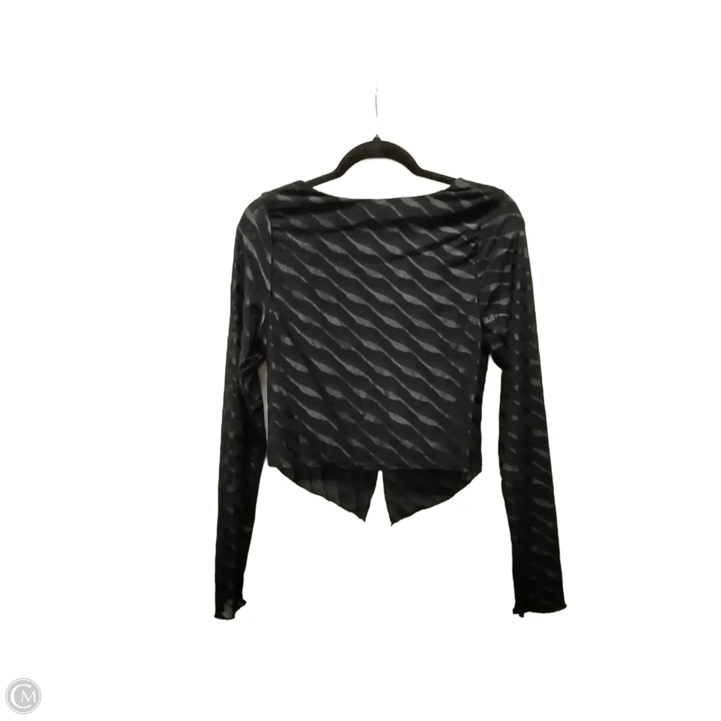 Top Long Sleeve By Willow & Root In Black, Size: Large