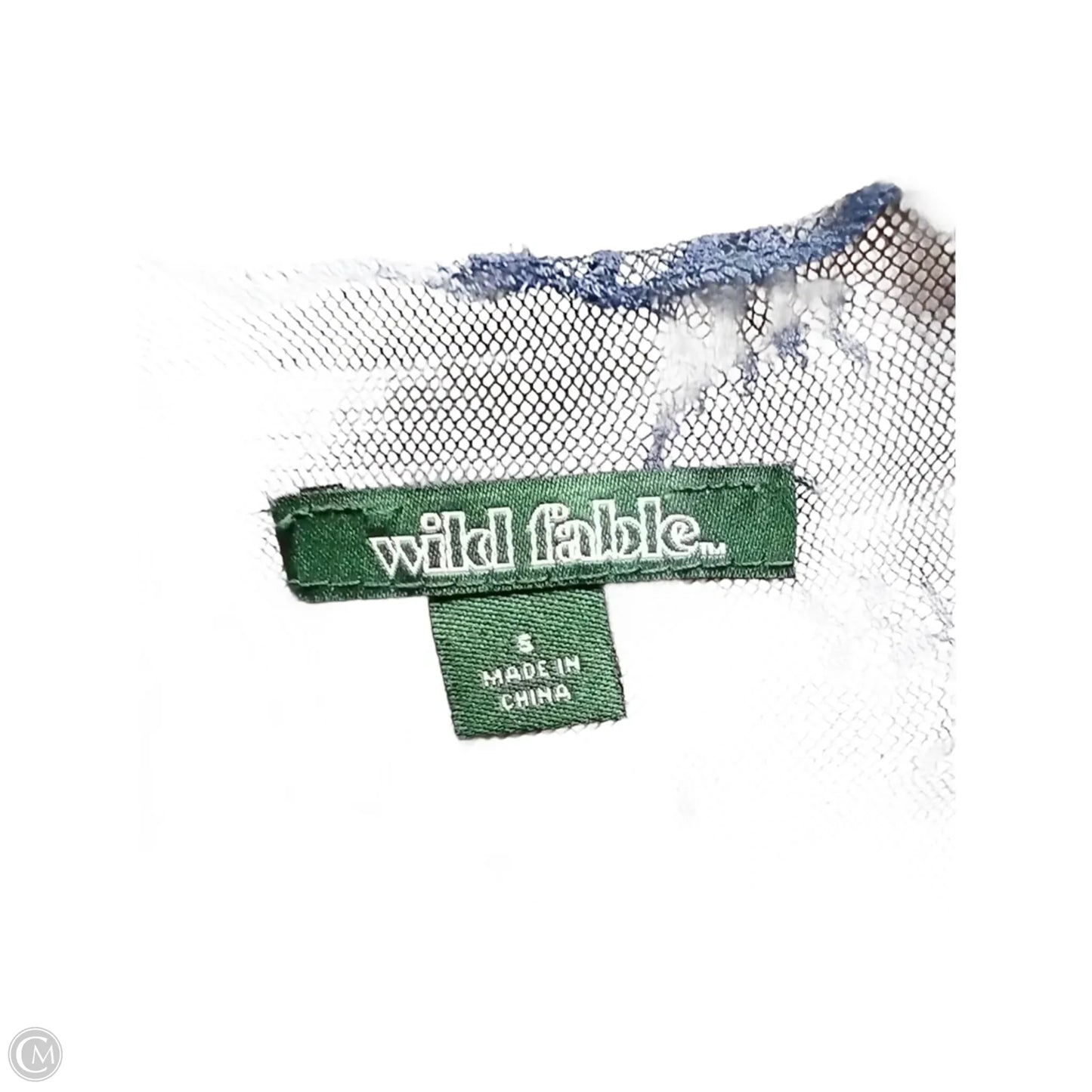 Blouse Long Sleeve By Wild Fable In Blue, Size: S