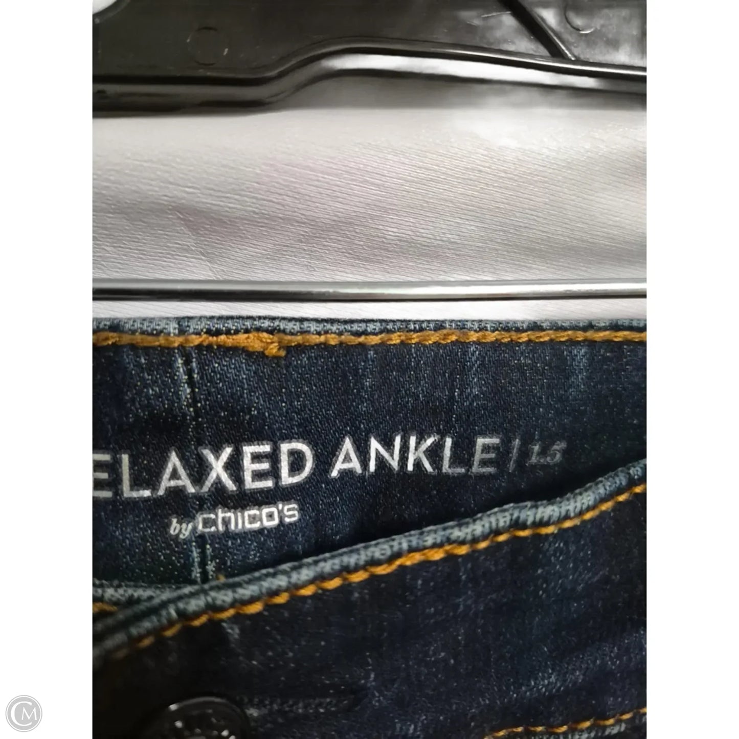 Jeans Straight By Chicos In Blue, Size: 10
