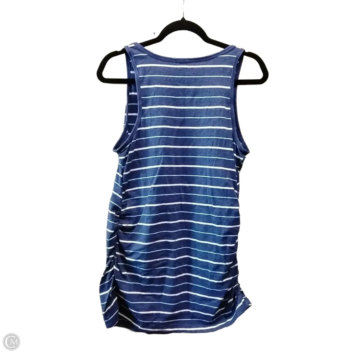Tank Top By A Glow In Striped Pattern, Size: L