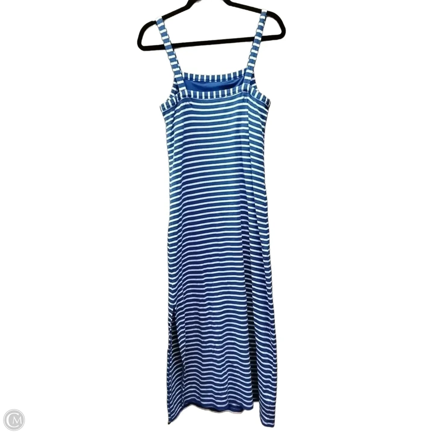 Dress Casual Maxi By Loft In Striped Pattern, Size: 10