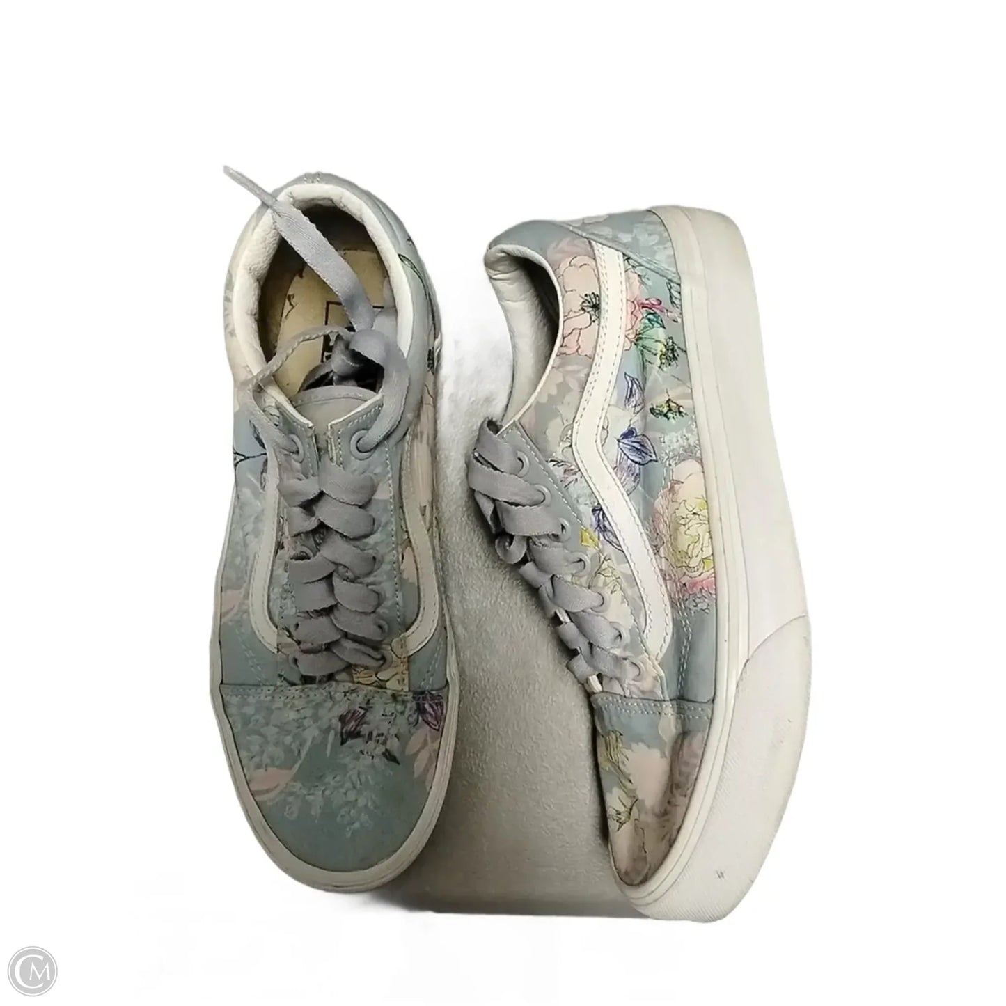 Shoes Sneakers By Vans In Floral Print, Size: 8