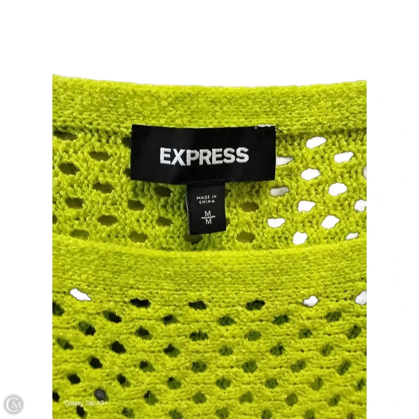 Sweater By Express In Green, Size: M