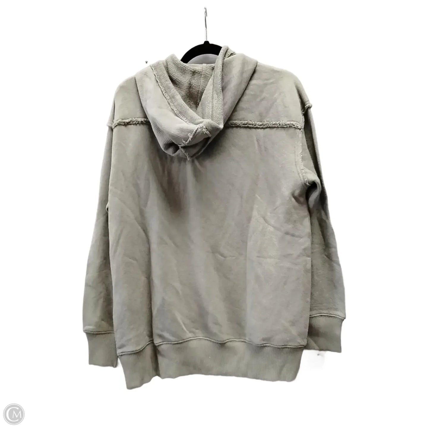 Sweatshirt Hoodie By Clothes Mentor In Green, Size: Xs