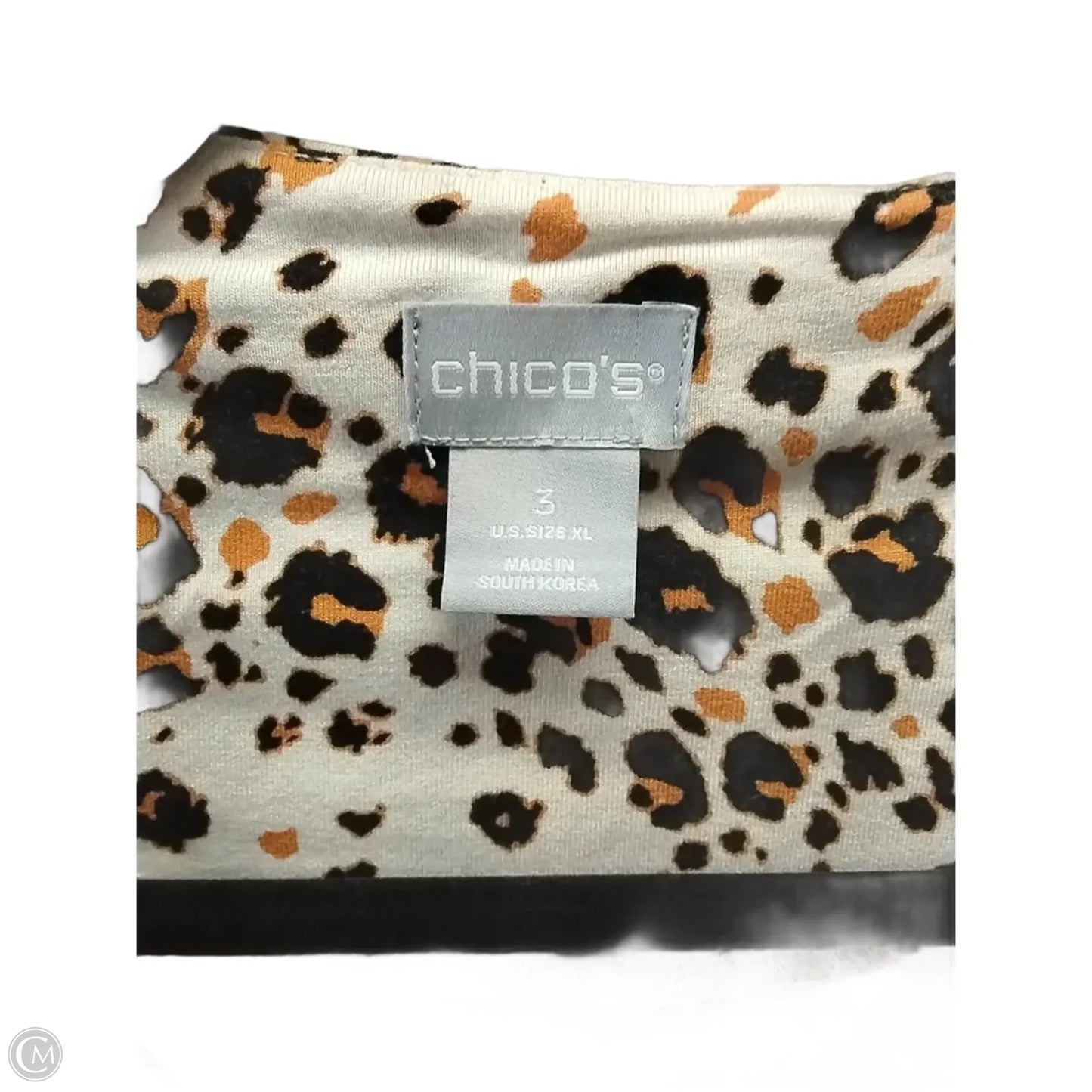 Dress Casual Short By Chicos In Leopard Print, Size: M