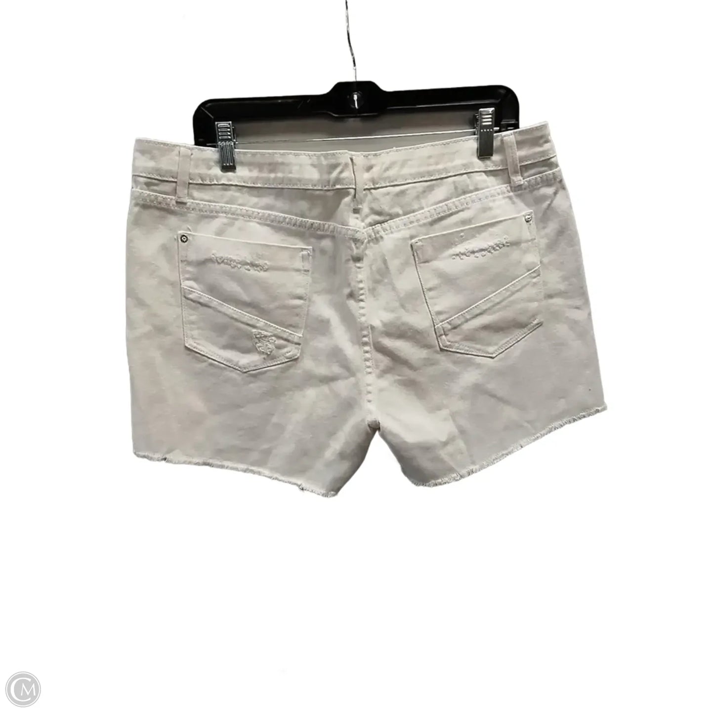 Shorts By Justfab In White Denim, Size: 16