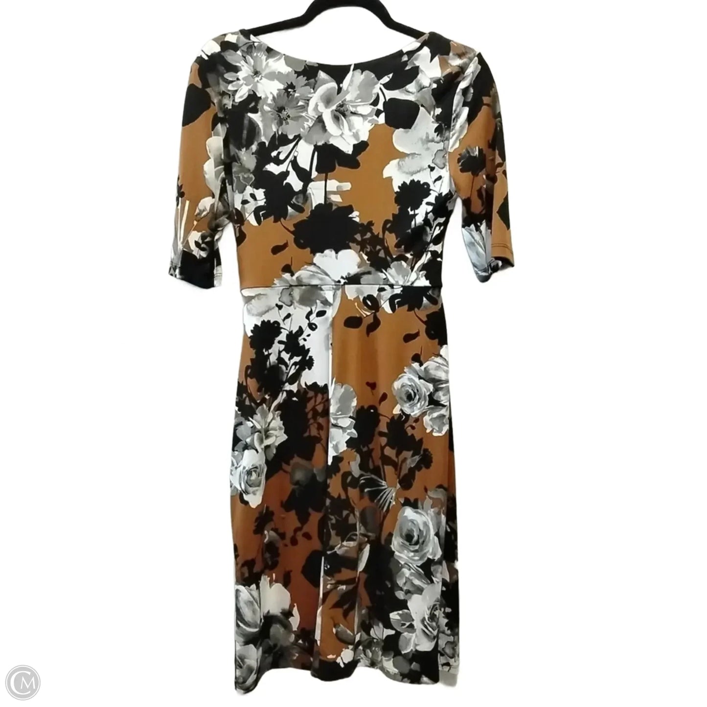 Dress Casual Midi By Connected Apparel In Floral Print, Size: 4