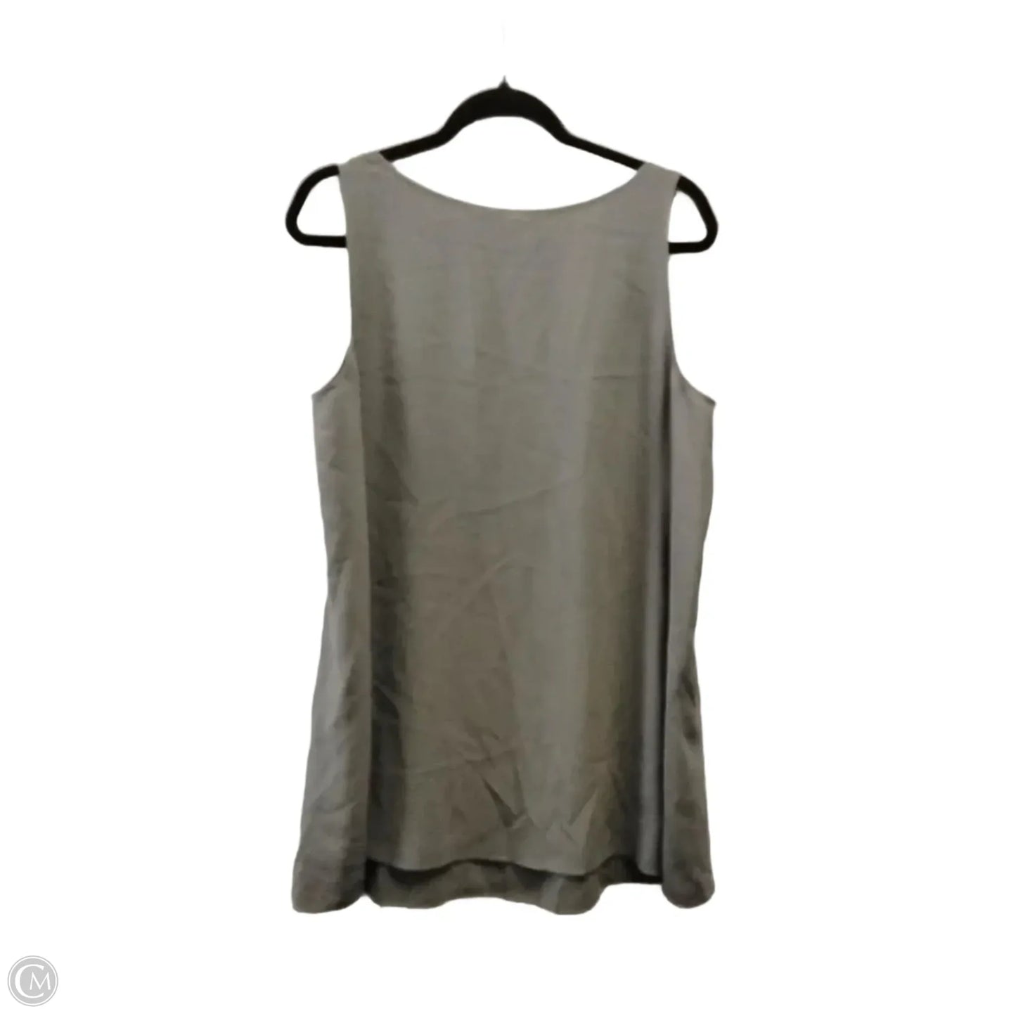 Blouse Long Sleeve By Eileen Fisher In Grey, Size: Lp