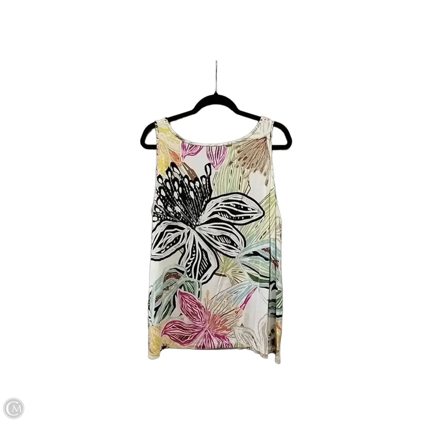 Tank Top By Chicos In Floral Print, Size: Xl