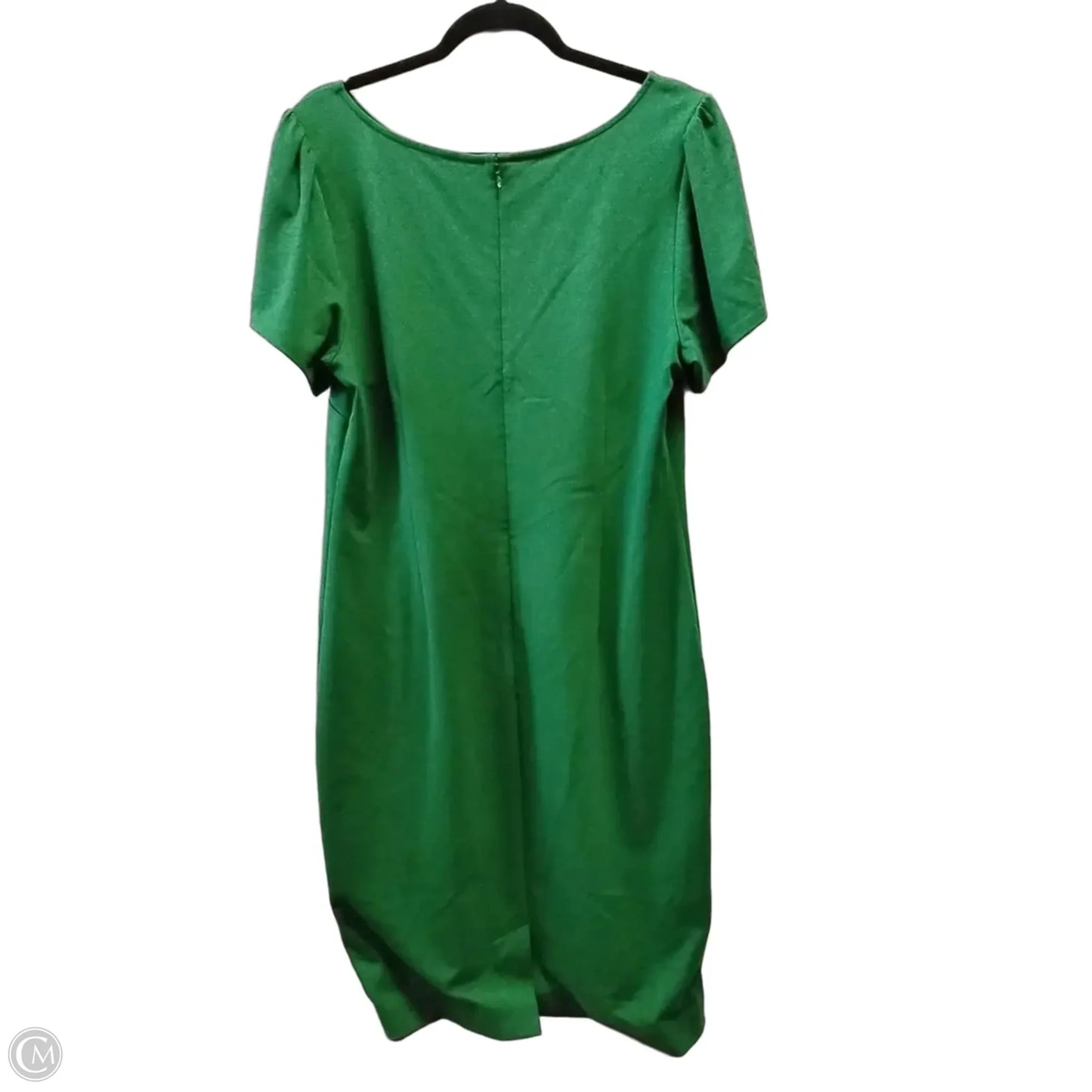 Dress Casual Midi By Ann Taylor In Green, Size: 12