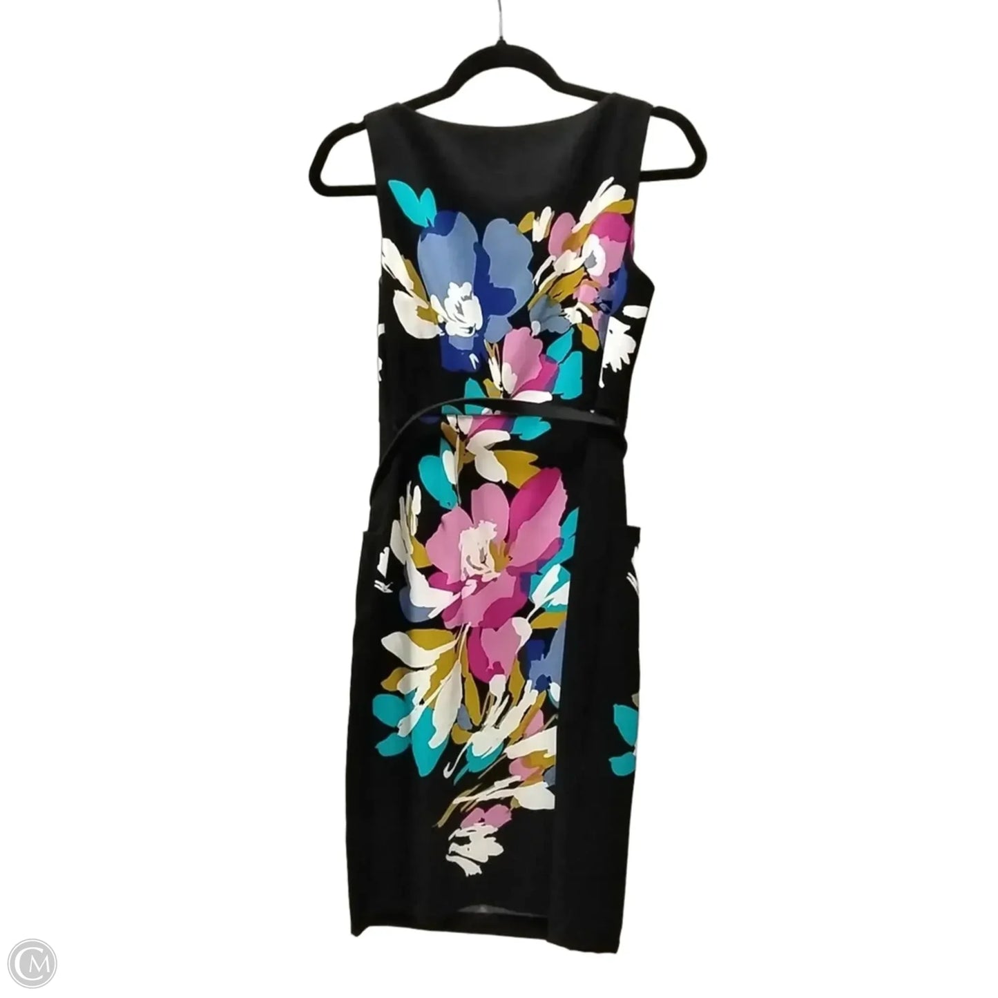 Dress Casual Midi By London Times In Black, Size: 4p