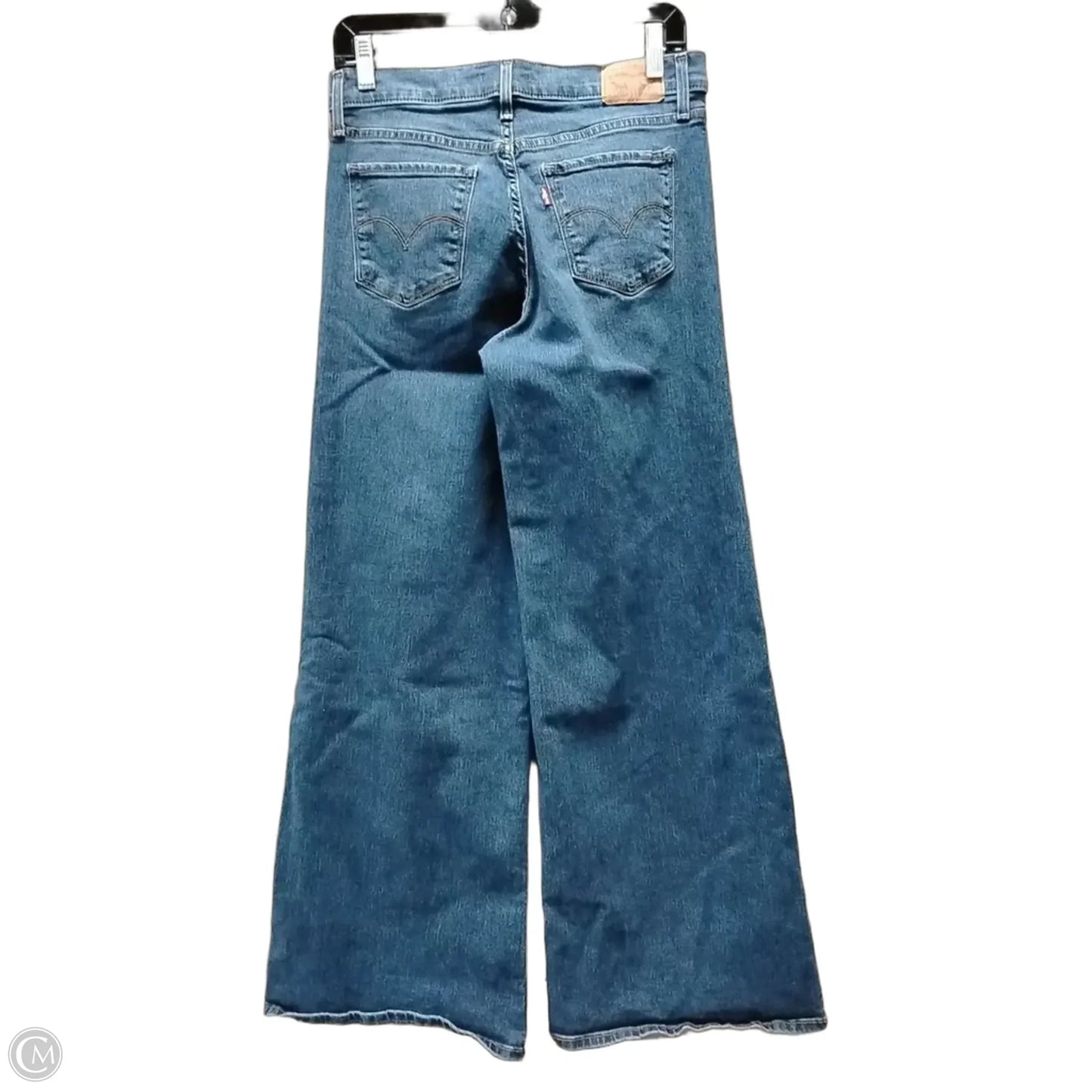 Jeans Wide Leg By Levis In Blue Denim, Size: 6