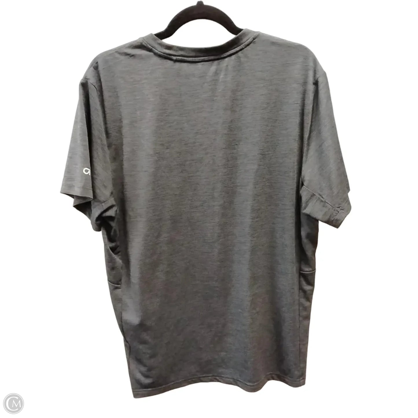Athletic Top Short Sleeve By Gap In Black, Size: L