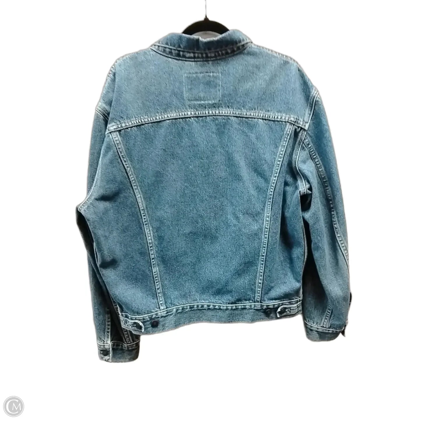 Jacket Denim By Levis In Blue Denim, Size: Xl