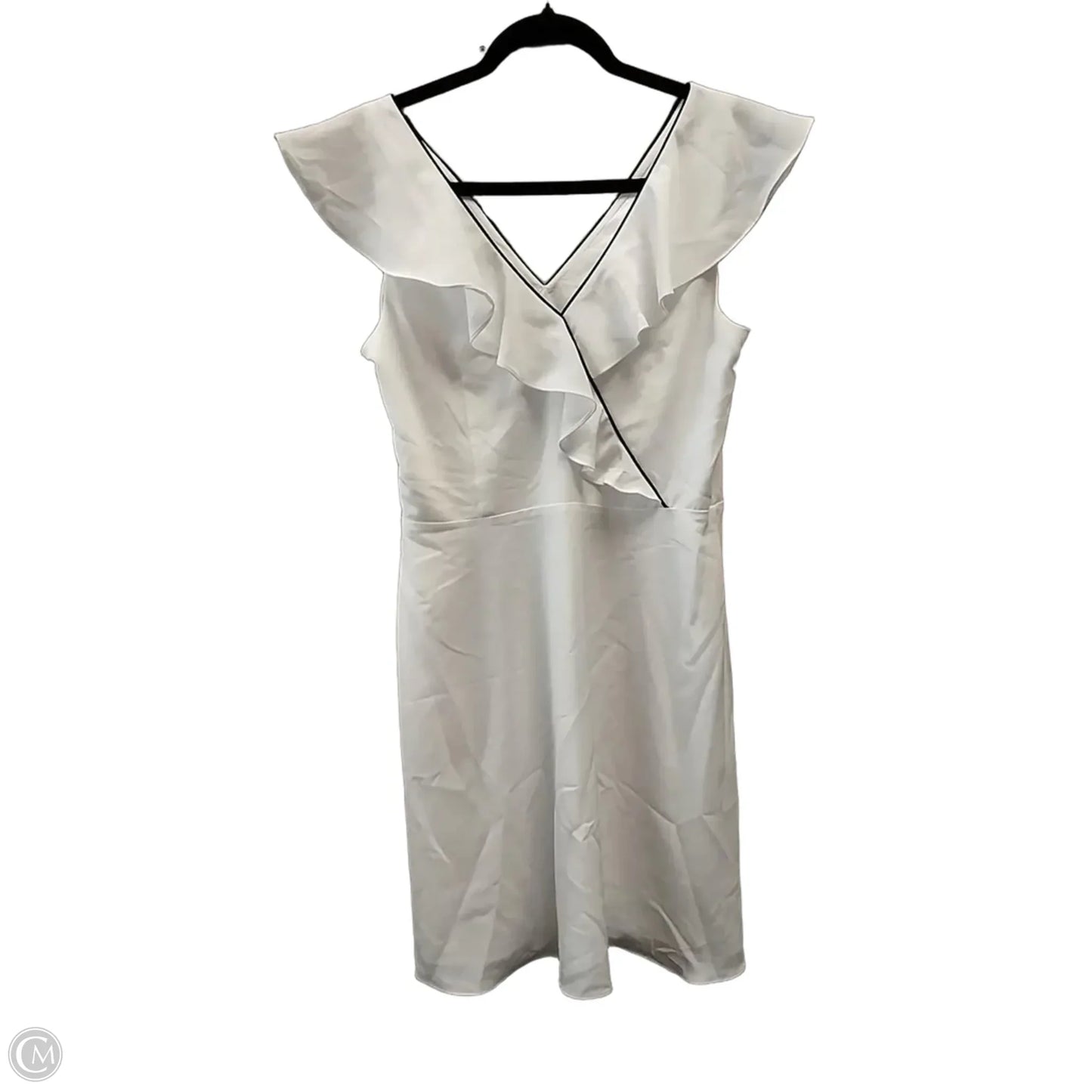 Dress Designer By Karl Lagerfeld In White, Size: 8