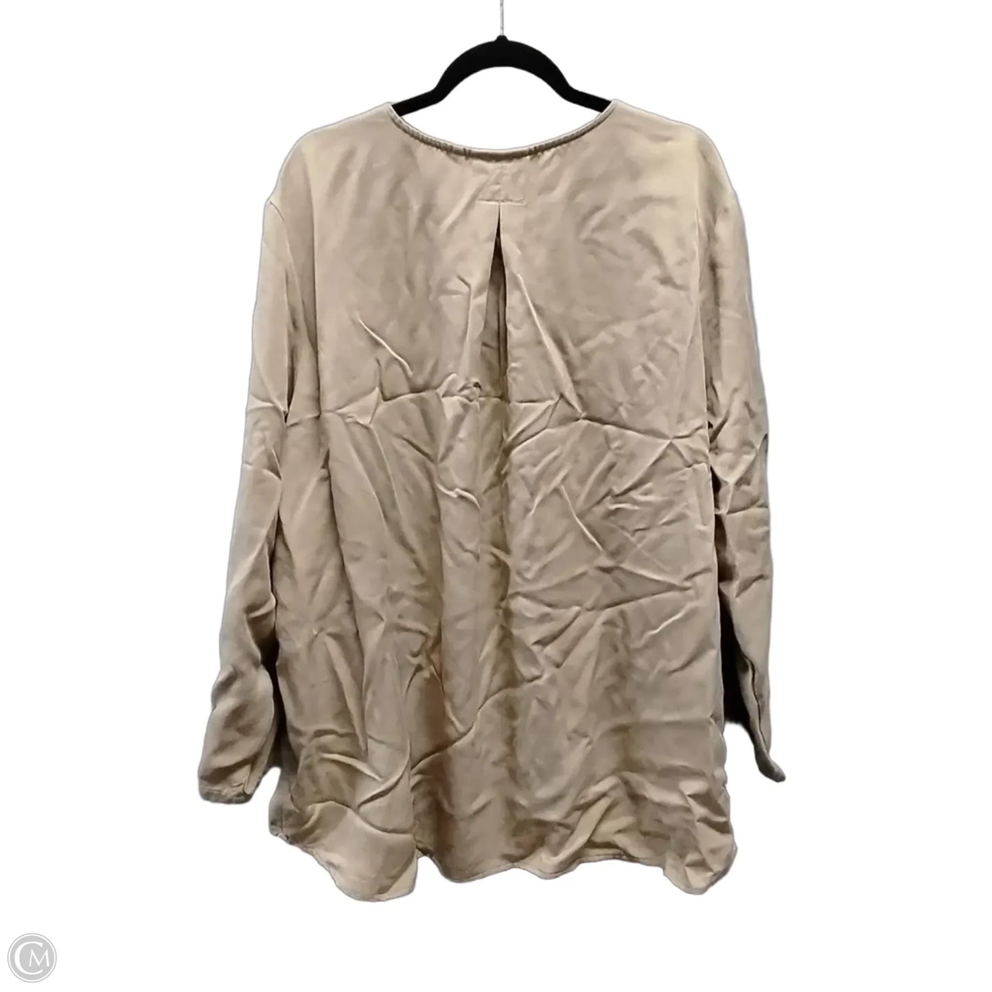 Top Long Sleeve By Soft Surroundings In Brown, Size: 3x