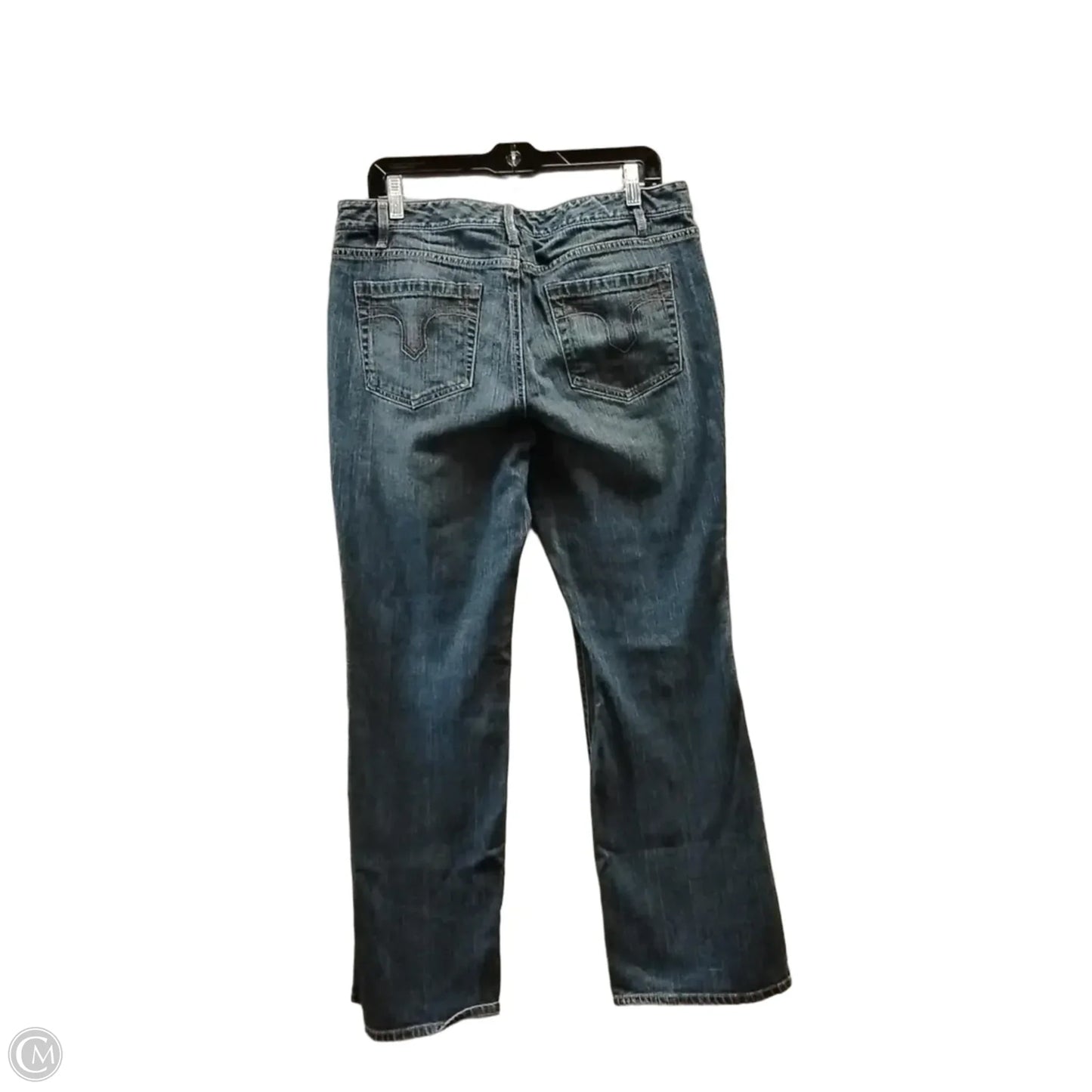 Jeans Boot Cut By Loft In Blue Denim, Size: 12