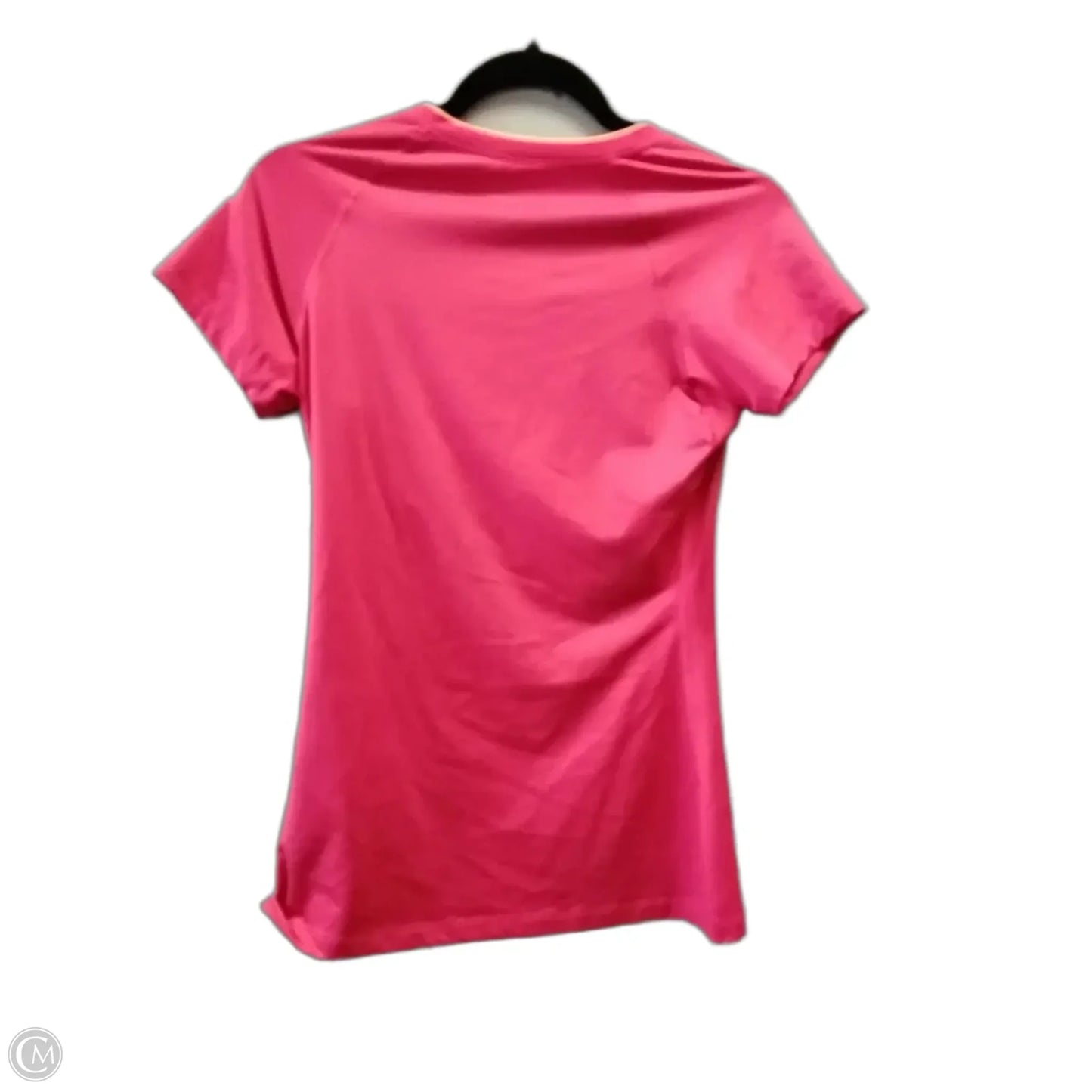 Athletic Top Short Sleeve By Nike In Pink, Size: S
