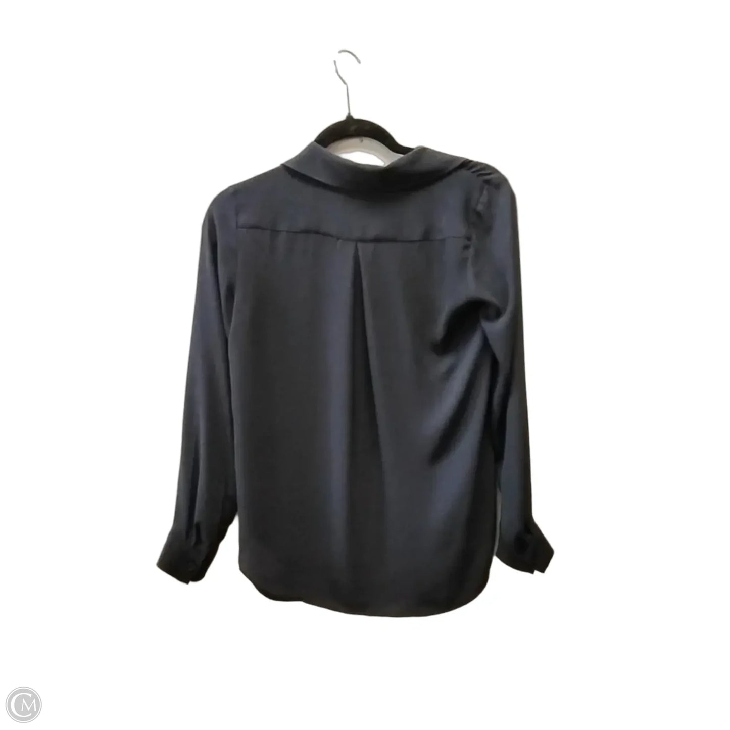 Blouse Long Sleeve By Ann Taylor In Blue, Size: Xsp