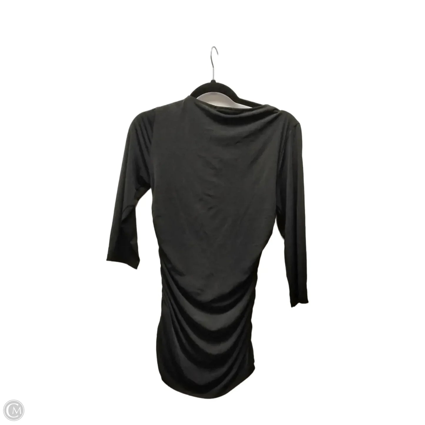 Top 3/4 Sleeve By Jennifer Lopez In Black, Size: M