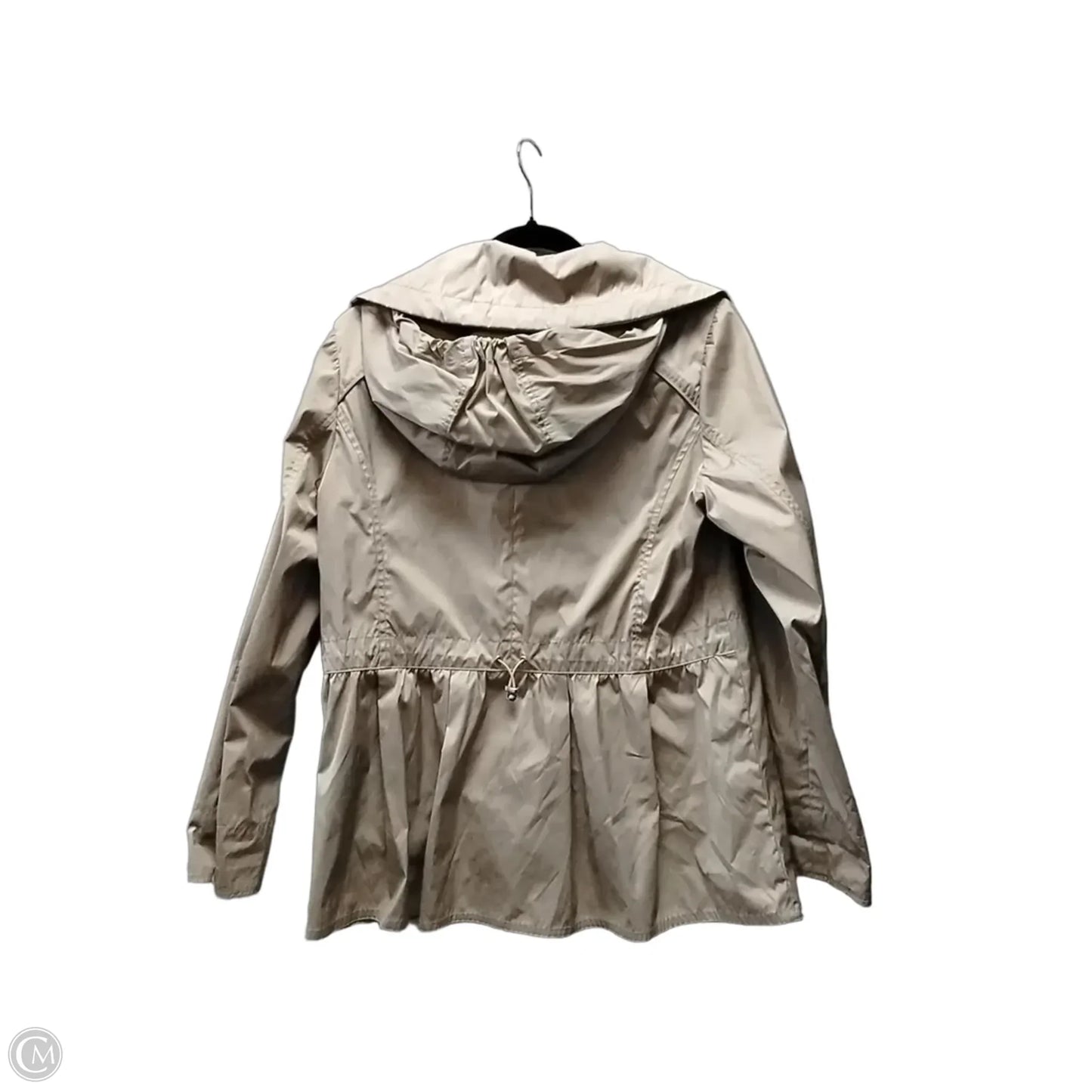 Coat Raincoat By Cole-haan In Brown, Size: M