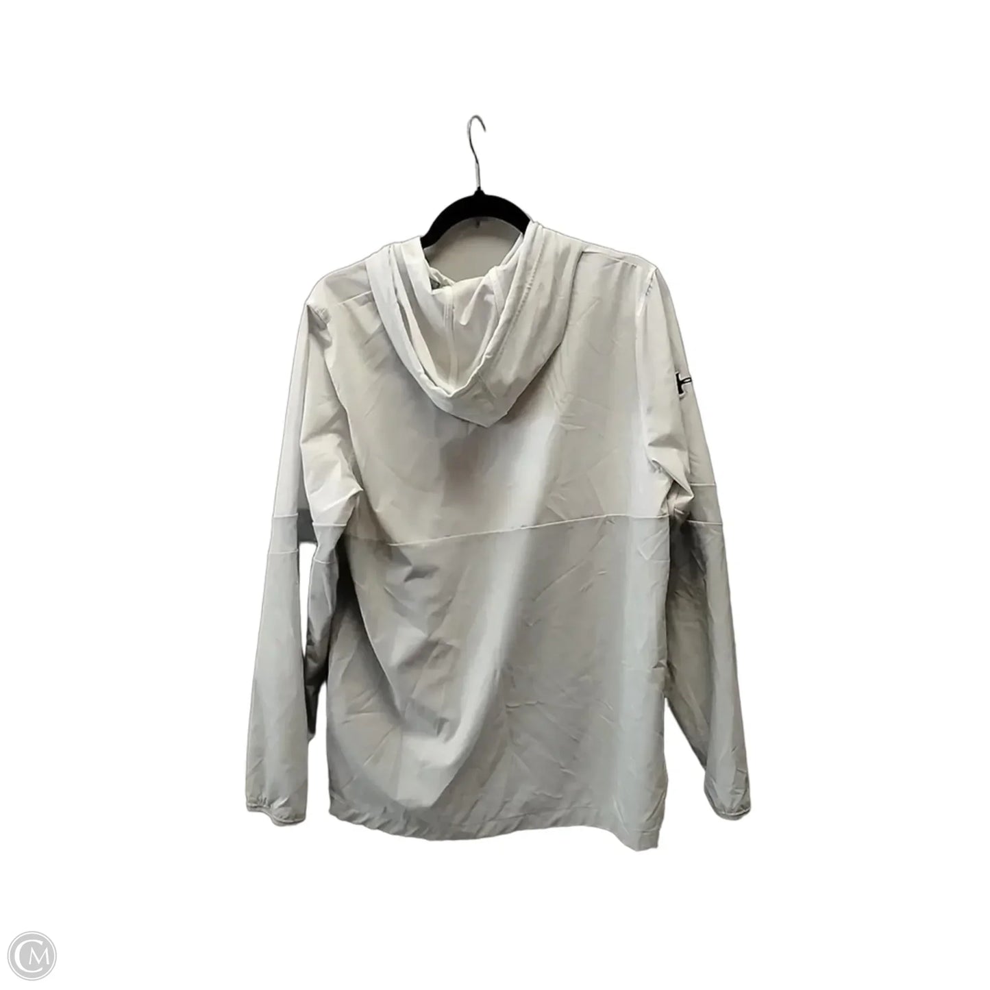 Jacket Windbreaker By Under Armour In White, Size: M