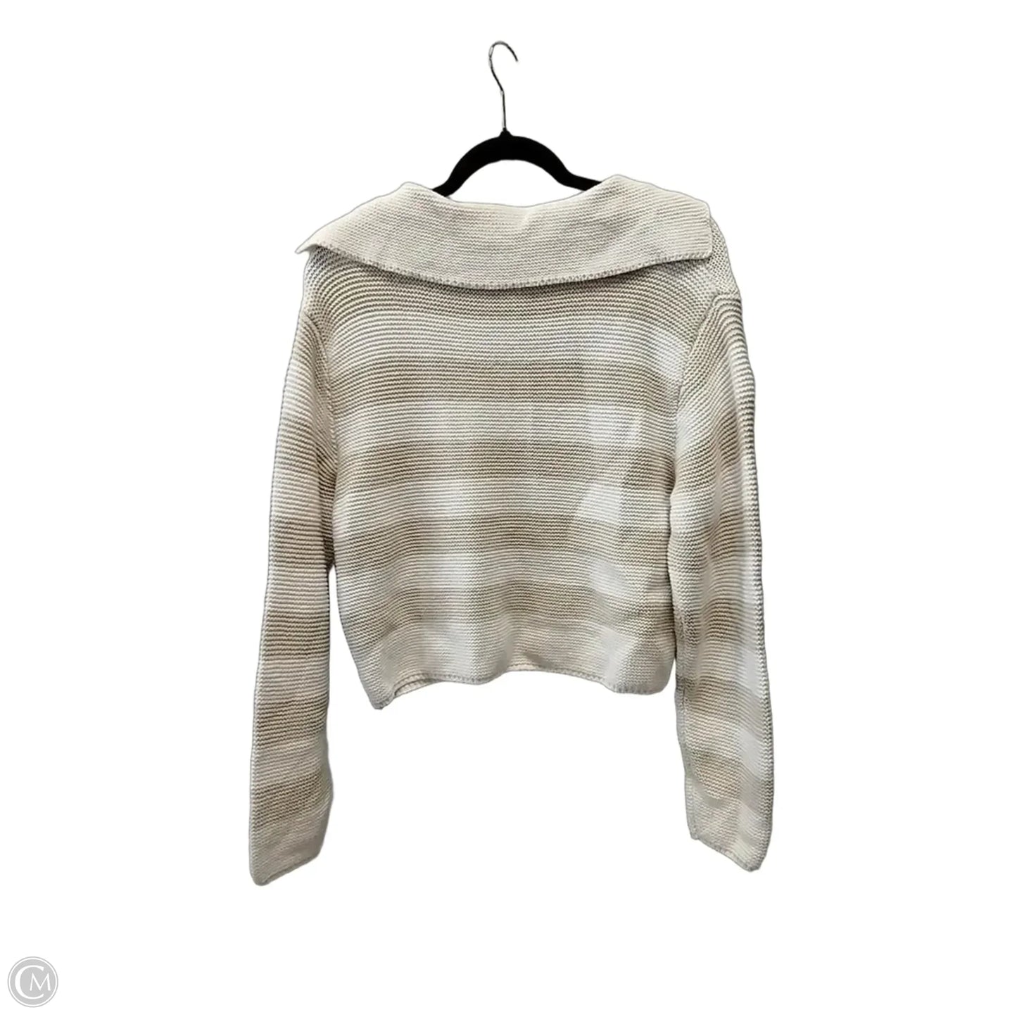 Sweater By Moon And Madison In Striped Pattern, Size: L