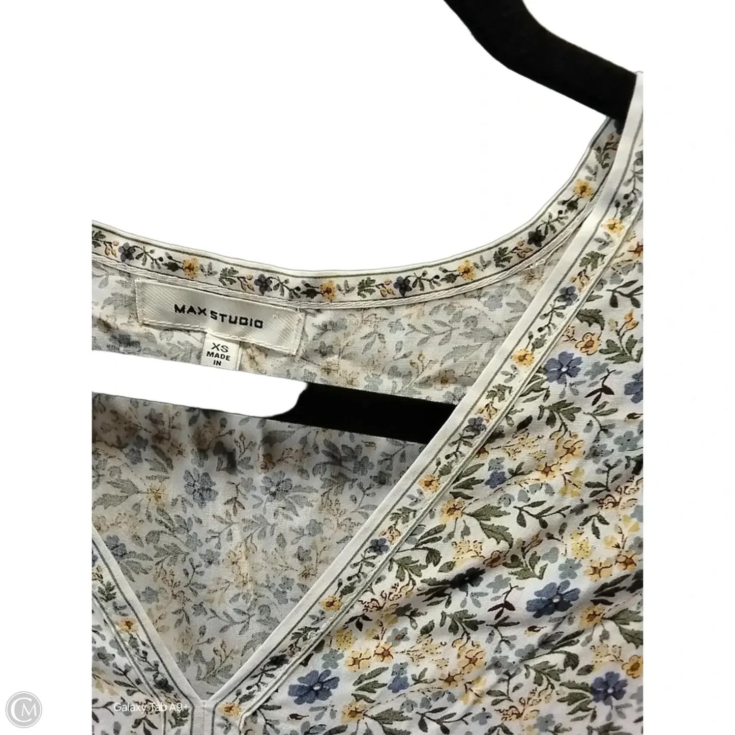 Blouse Long Sleeve By Max Studio In Floral Print, Size: Xs
