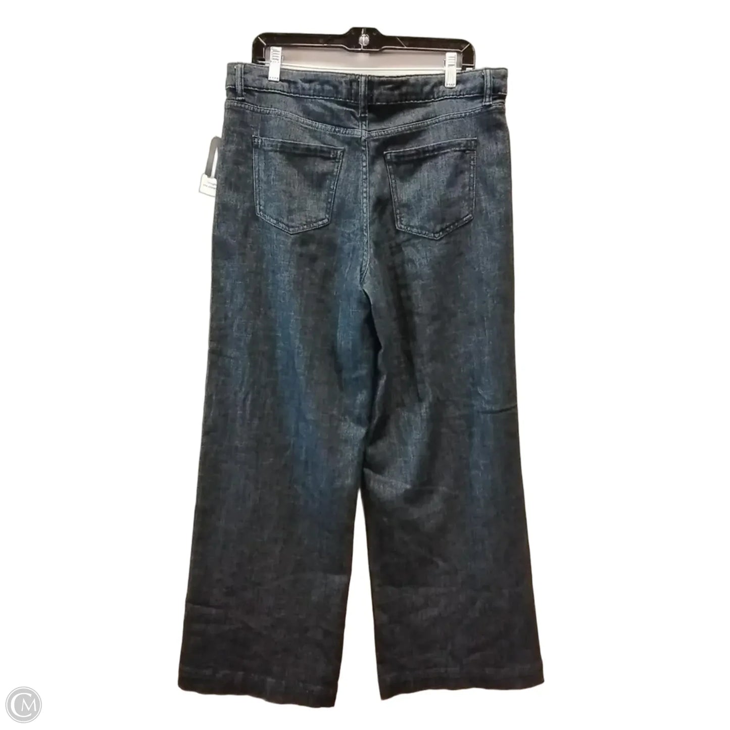Jeans Wide Leg By Time And Tru In Blue Denim, Size: 12