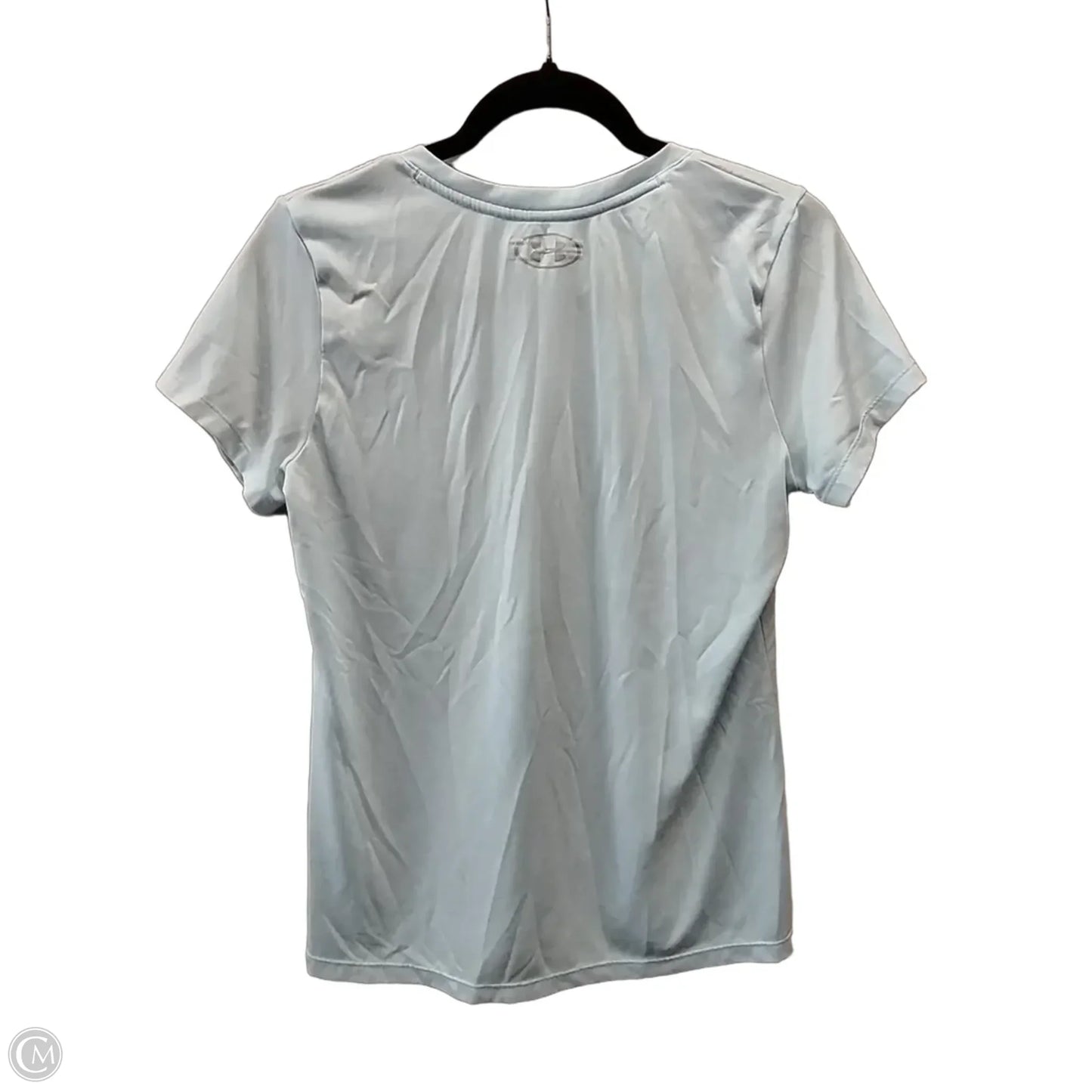 Athletic Top Short Sleeve By Under Armour In Blue, Size: M