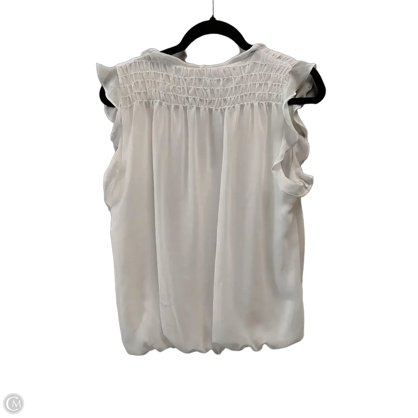 Blouse Sleeveless By Max Studio In White, Size: M