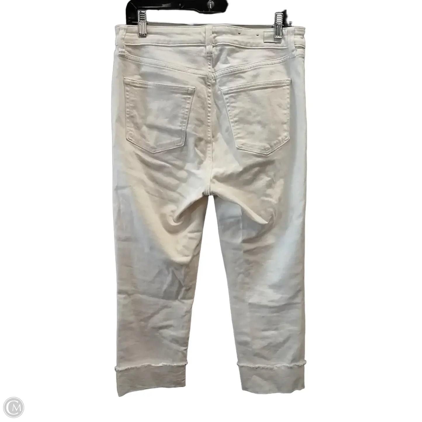 Jeans Cropped By Lauren By Ralph Lauren In White, Size: 8