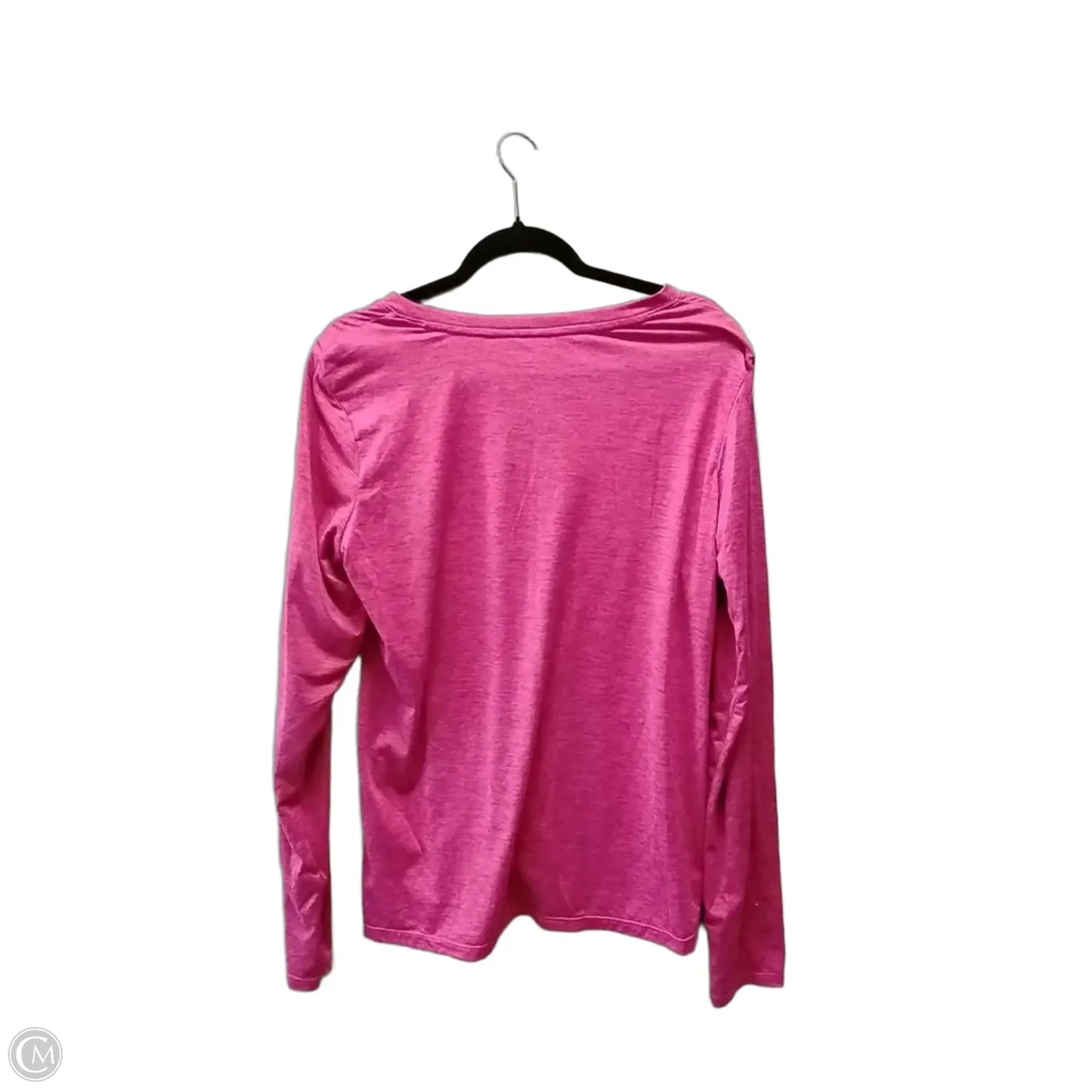 Top Long Sleeve By Reebok In Pink, Size: Xl