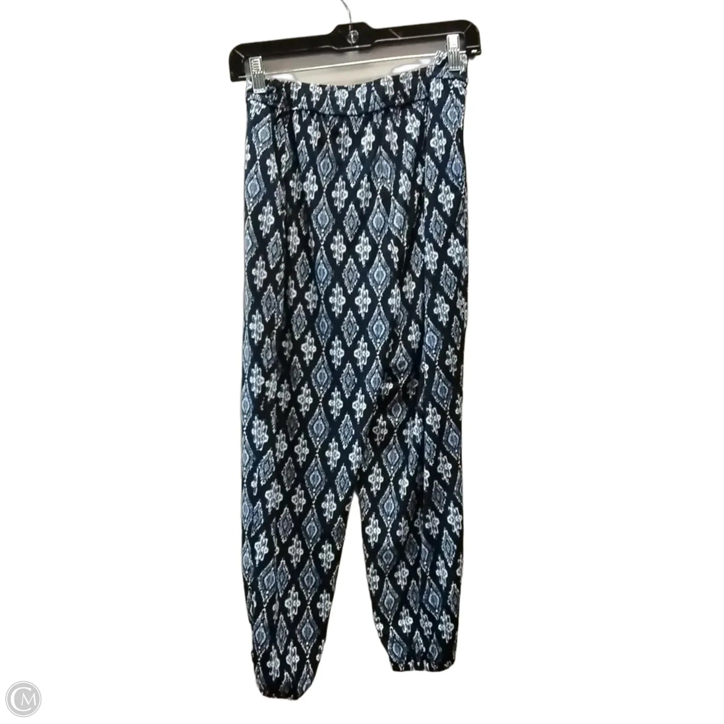Pants Lounge By White House Black Market In Geometric Pattern, Size: M