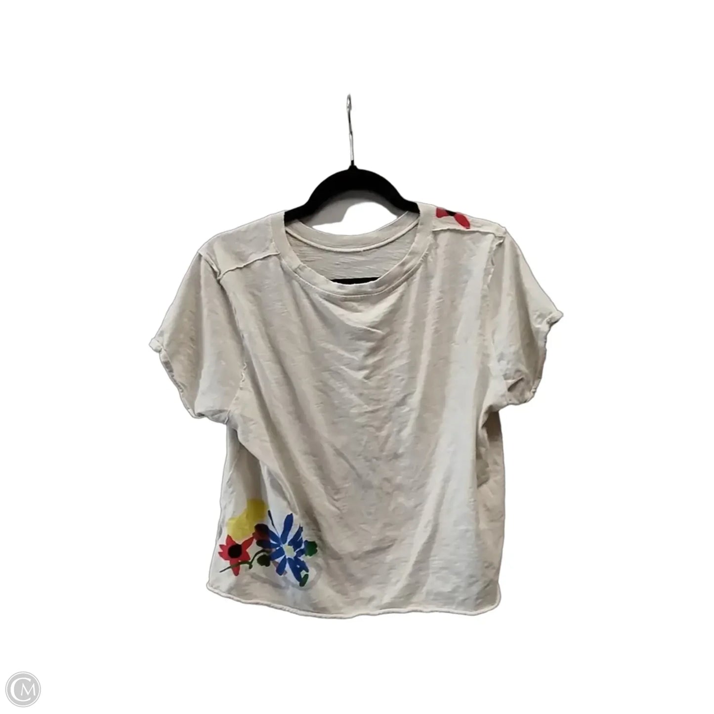 Top Short Sleeve By Maeve In Floral Print, Size: M
