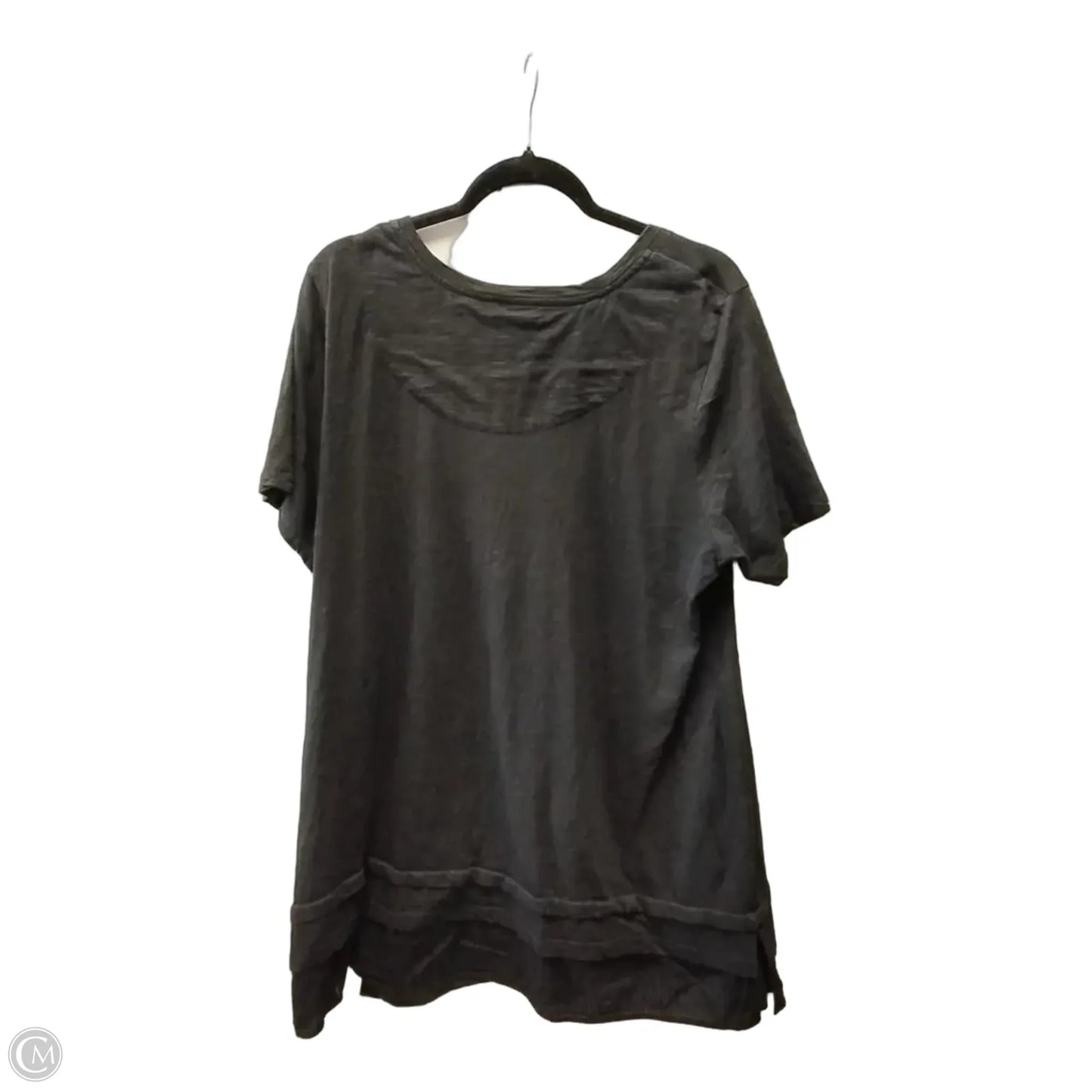 Top Short Sleeve By Logo In Black, Size: Xl