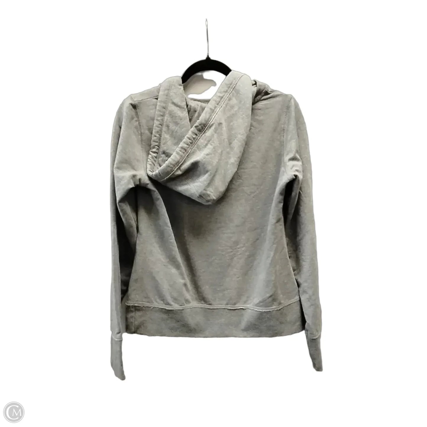 Sweatshirt Hoodie By Cme In Grey, Size: M