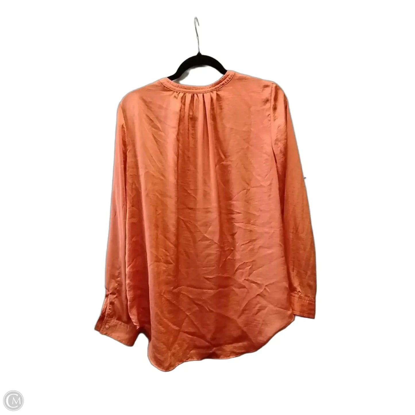 Blouse Long Sleeve By Rose And Olive In Orange, Size: S