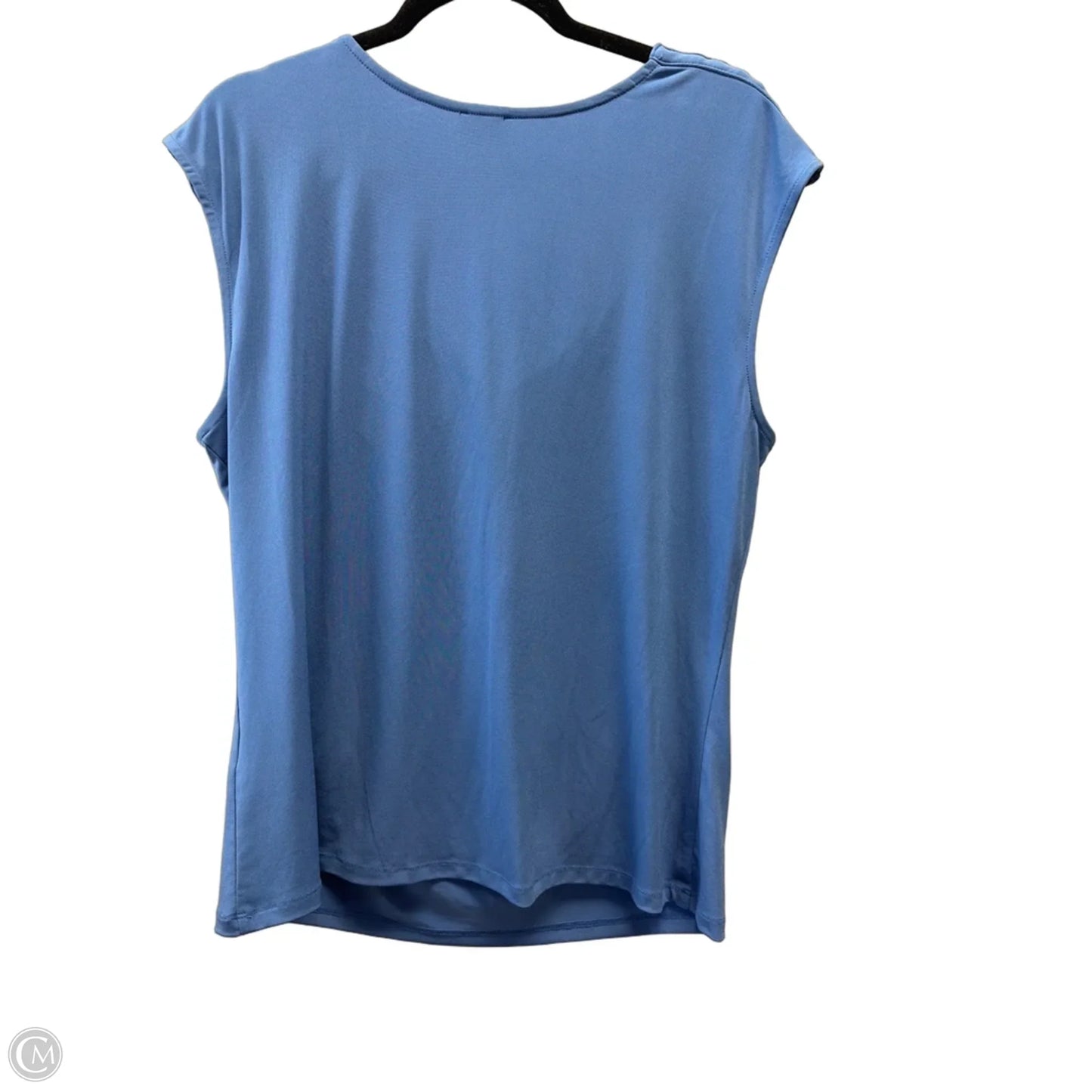 Blouse Sleeveless By International Concepts In Blue, Size: L