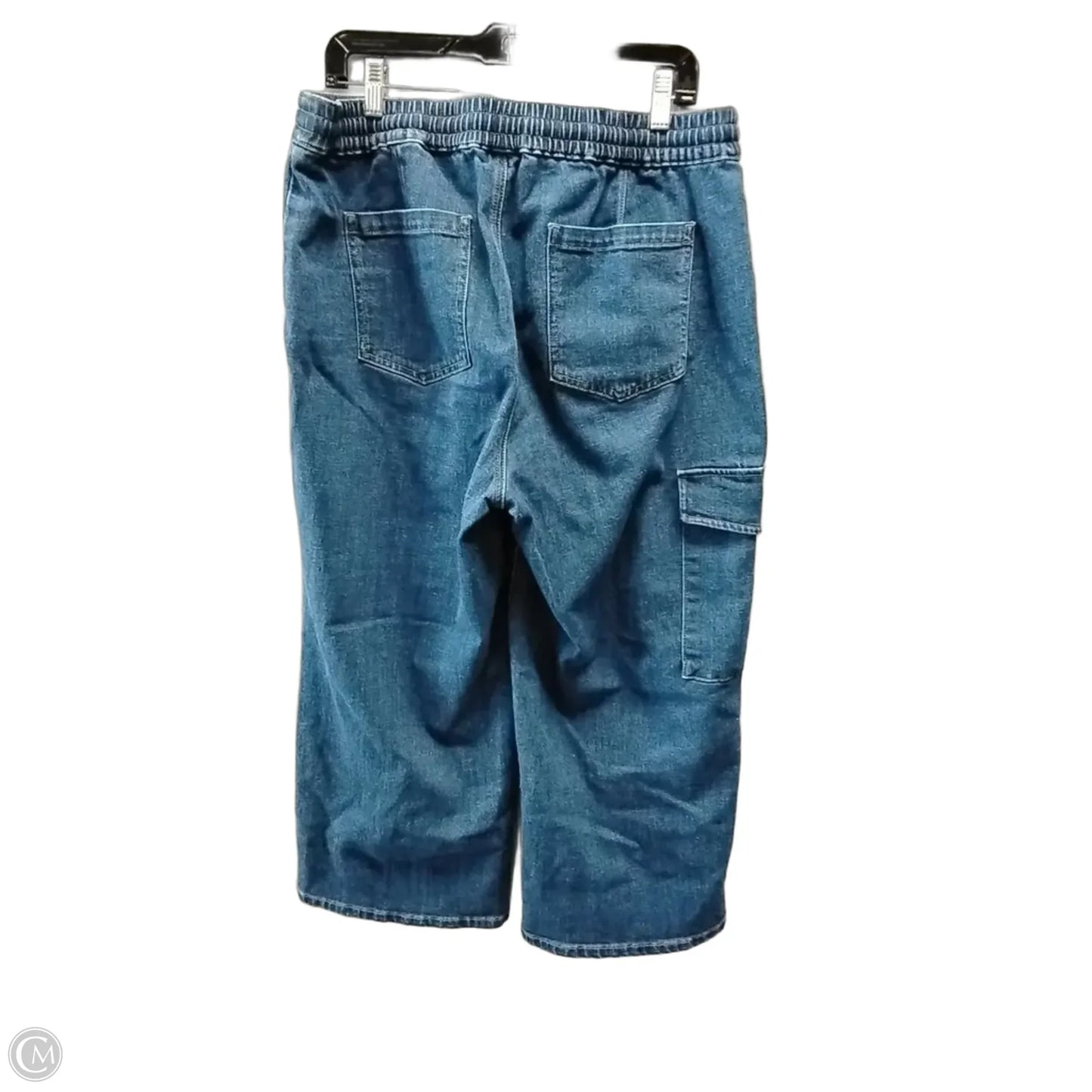 Jeans Wide Leg By Chicos In Blue Denim, Size: 14