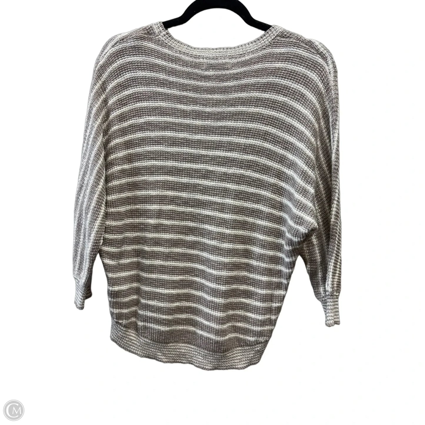 Top Long Sleeve By Be Cool In Striped Pattern, Size: M