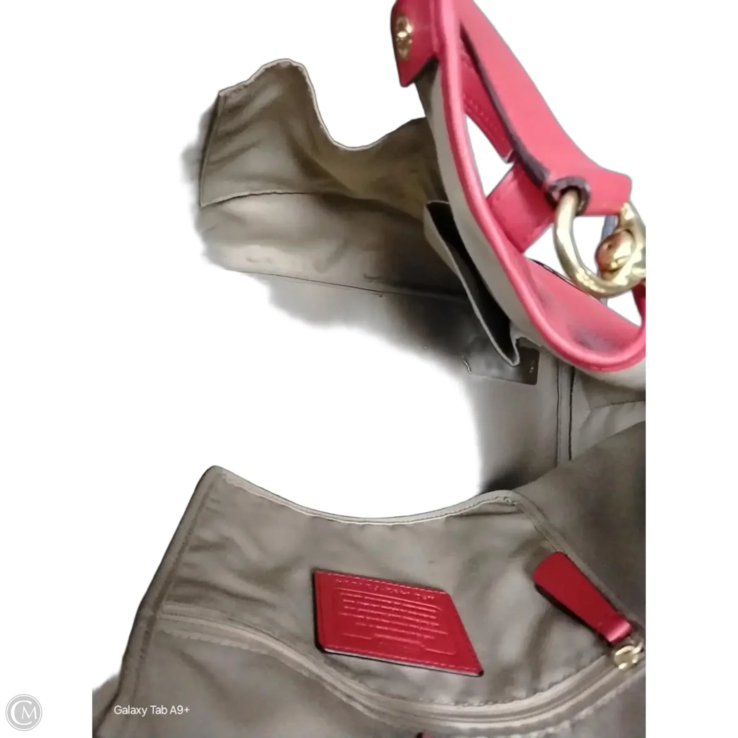 Handbag Designer By Coach, Size: Medium