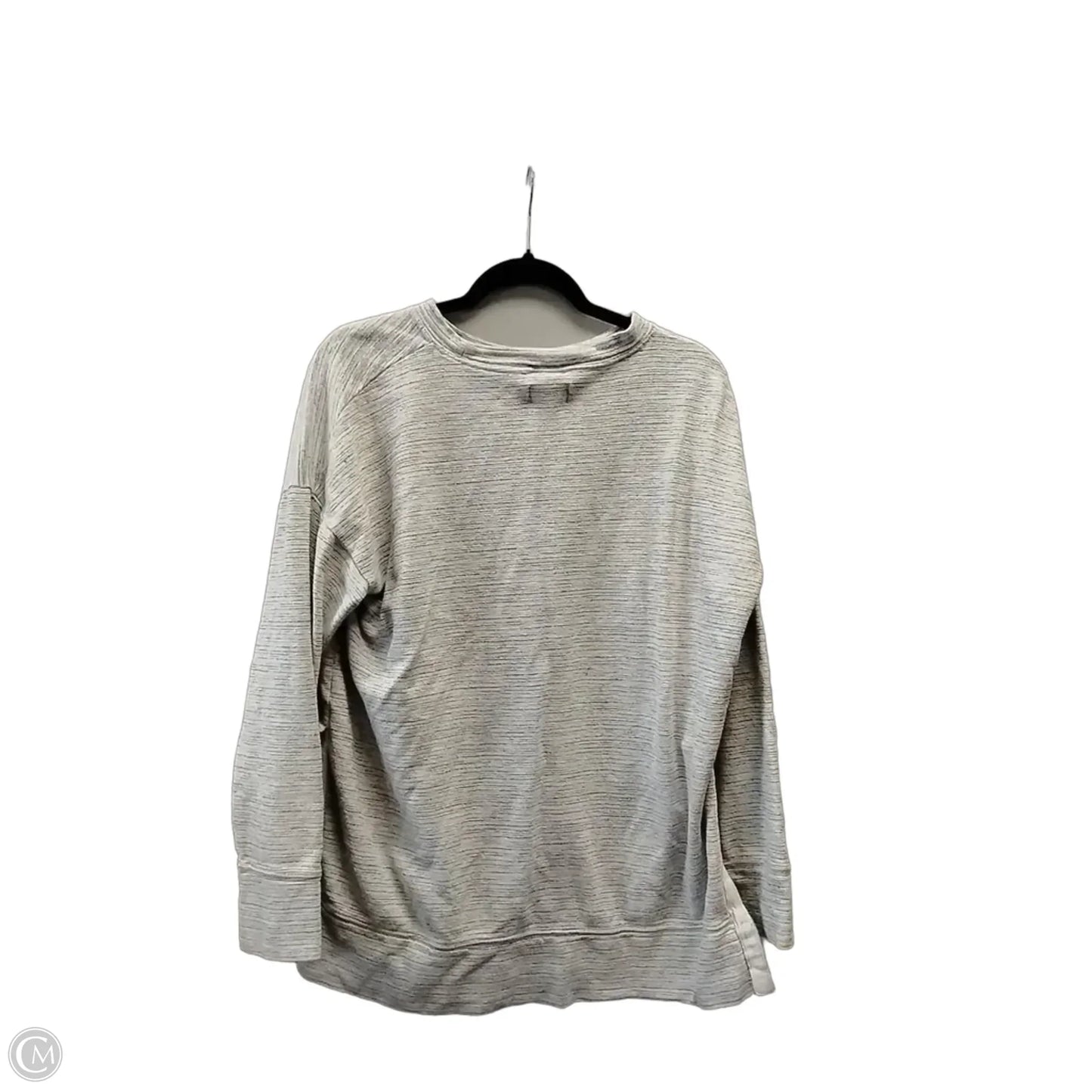 Athletic Sweatshirt Crewneck By Aerie In Grey, Size: M