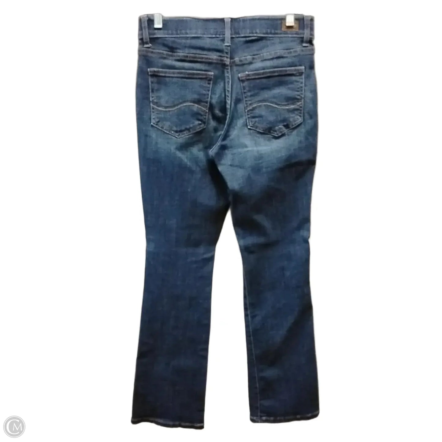 Jeans Boot Cut By Lee In Blue Denim, Size: 8