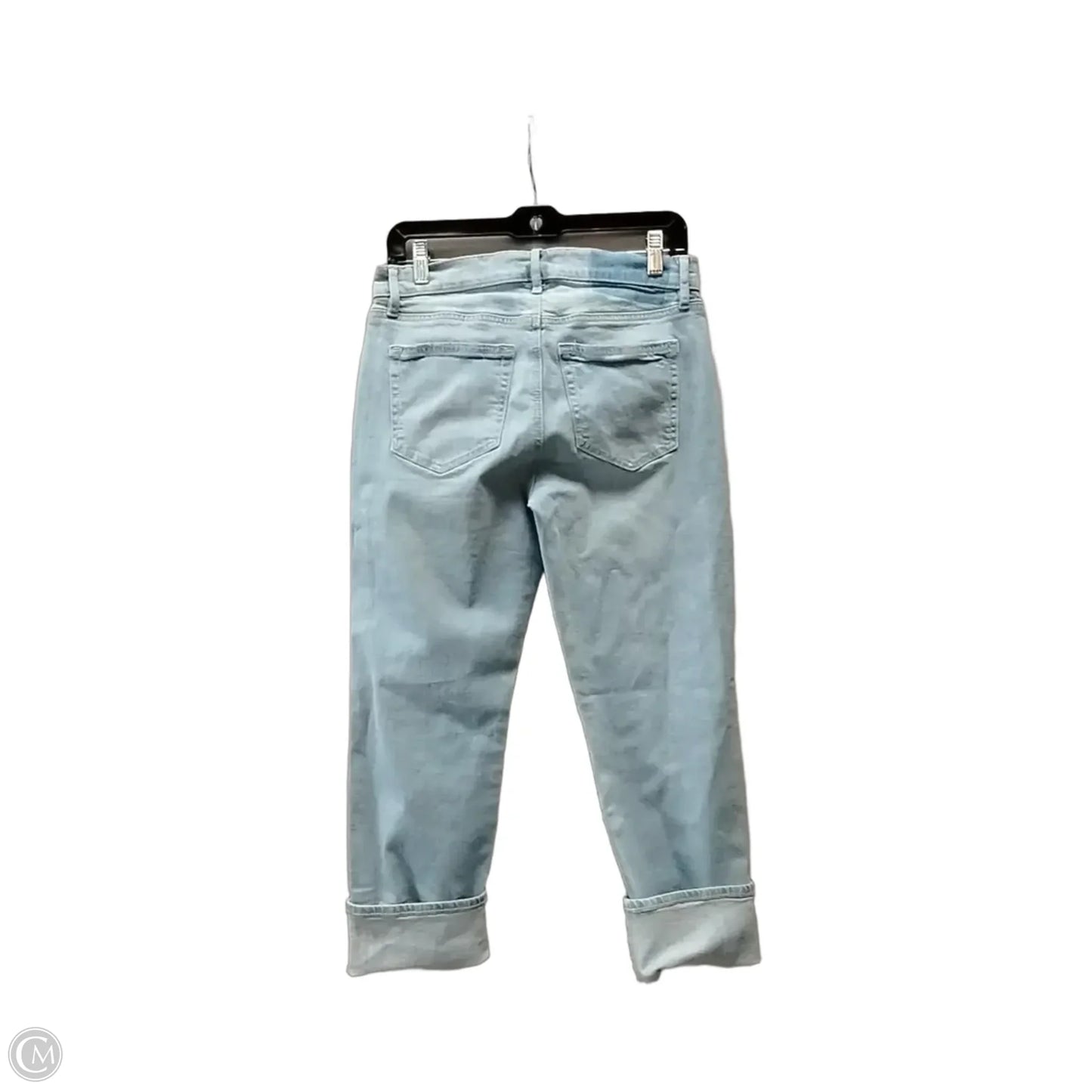 Jeans Straight By Loft In Blue Denim, Size: 4