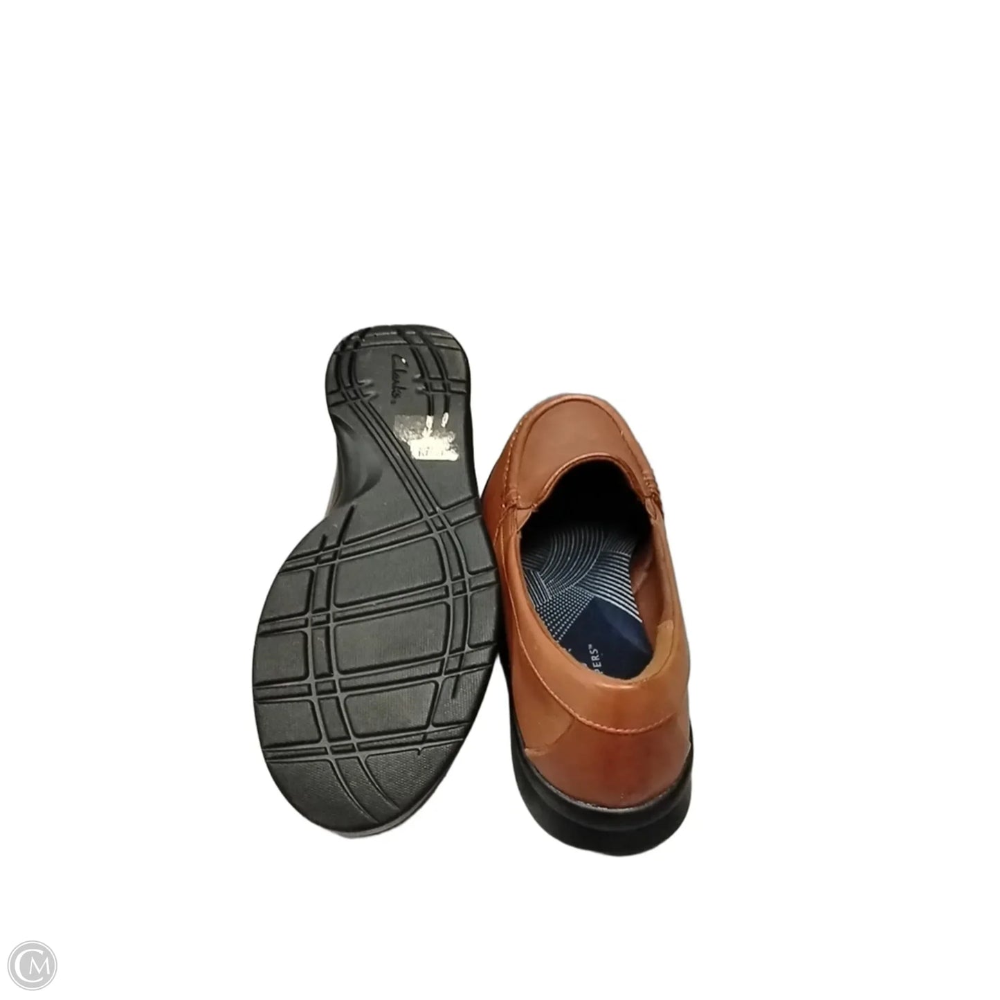 Shoes Flats By Clarks In Brown, Size: 7.5